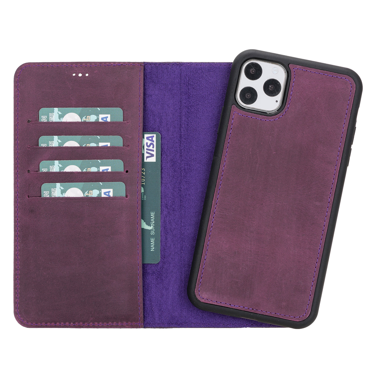 Barchello iPhone 11 Pro Max (6.5") Leather Wallet Case