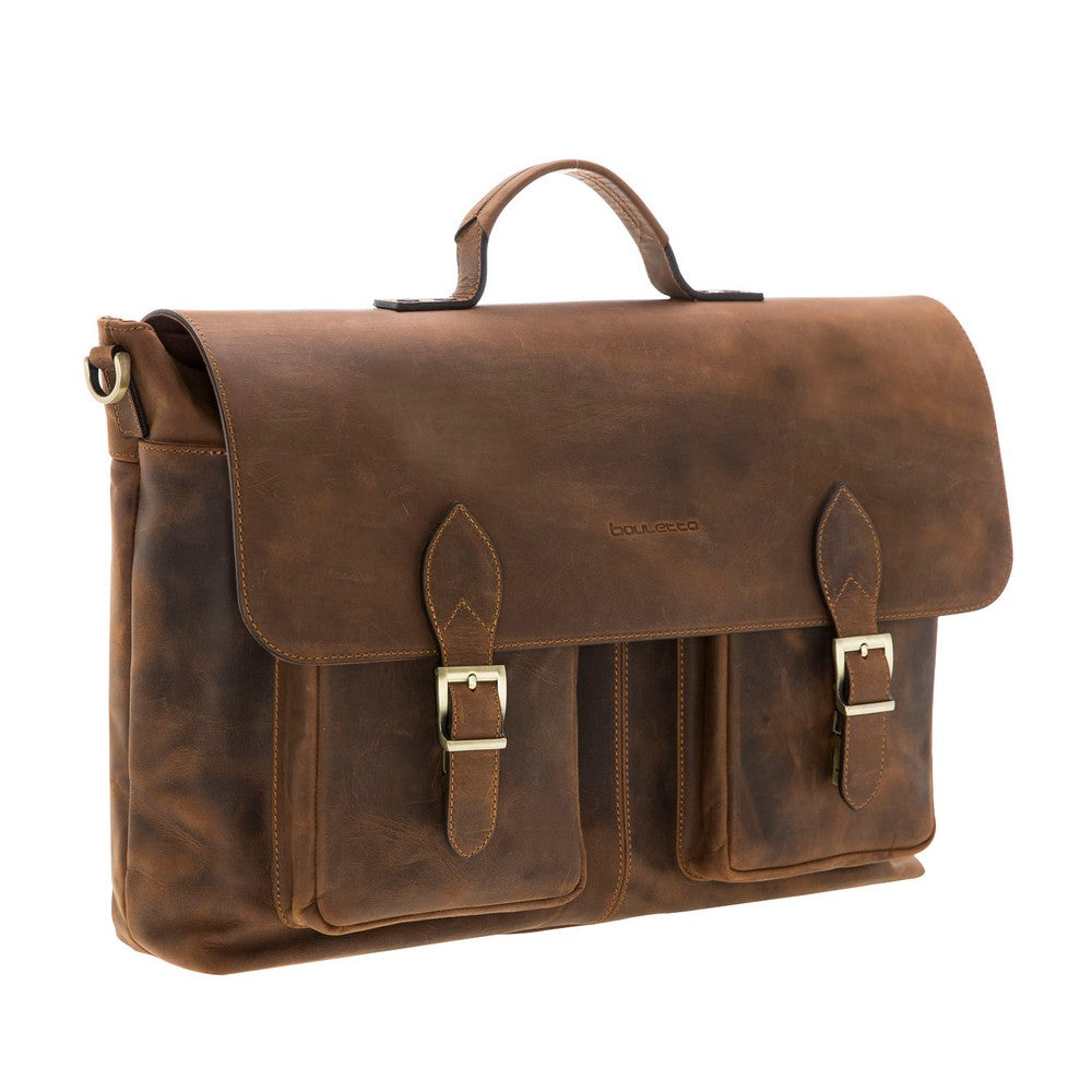 Olympus Leather Business Briefcase for 13", 14", and 17"
