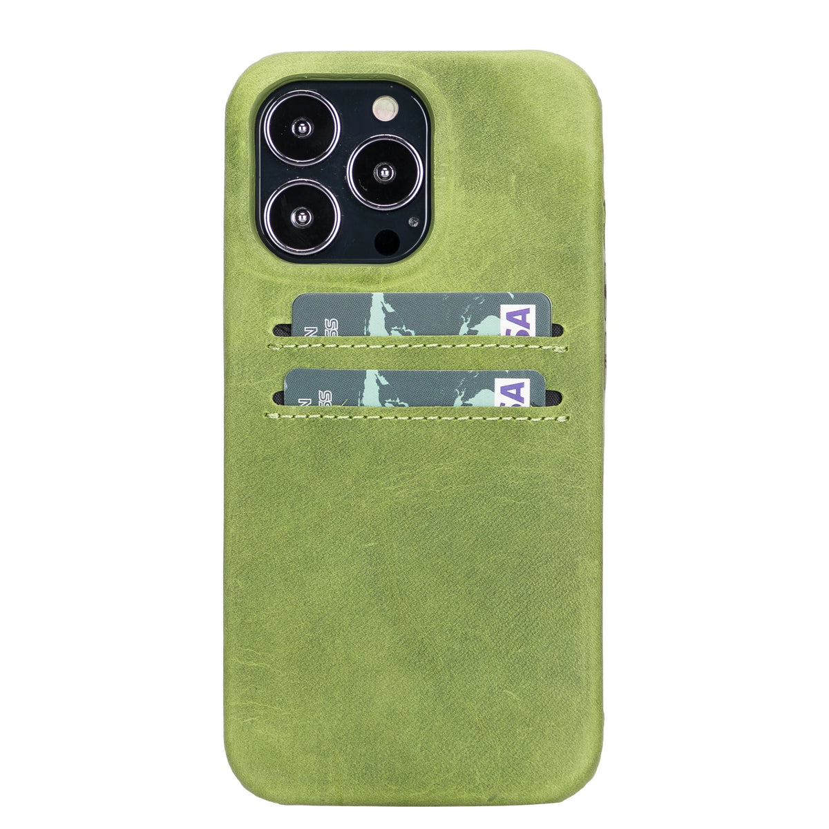 Rock Cover iPhone 13 Pro (6.1") Leather Case with Card Holder