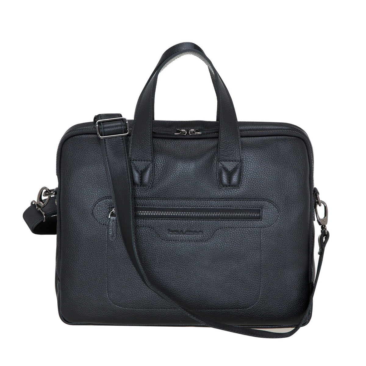 Luxentra 16" Leather Business Briefcase