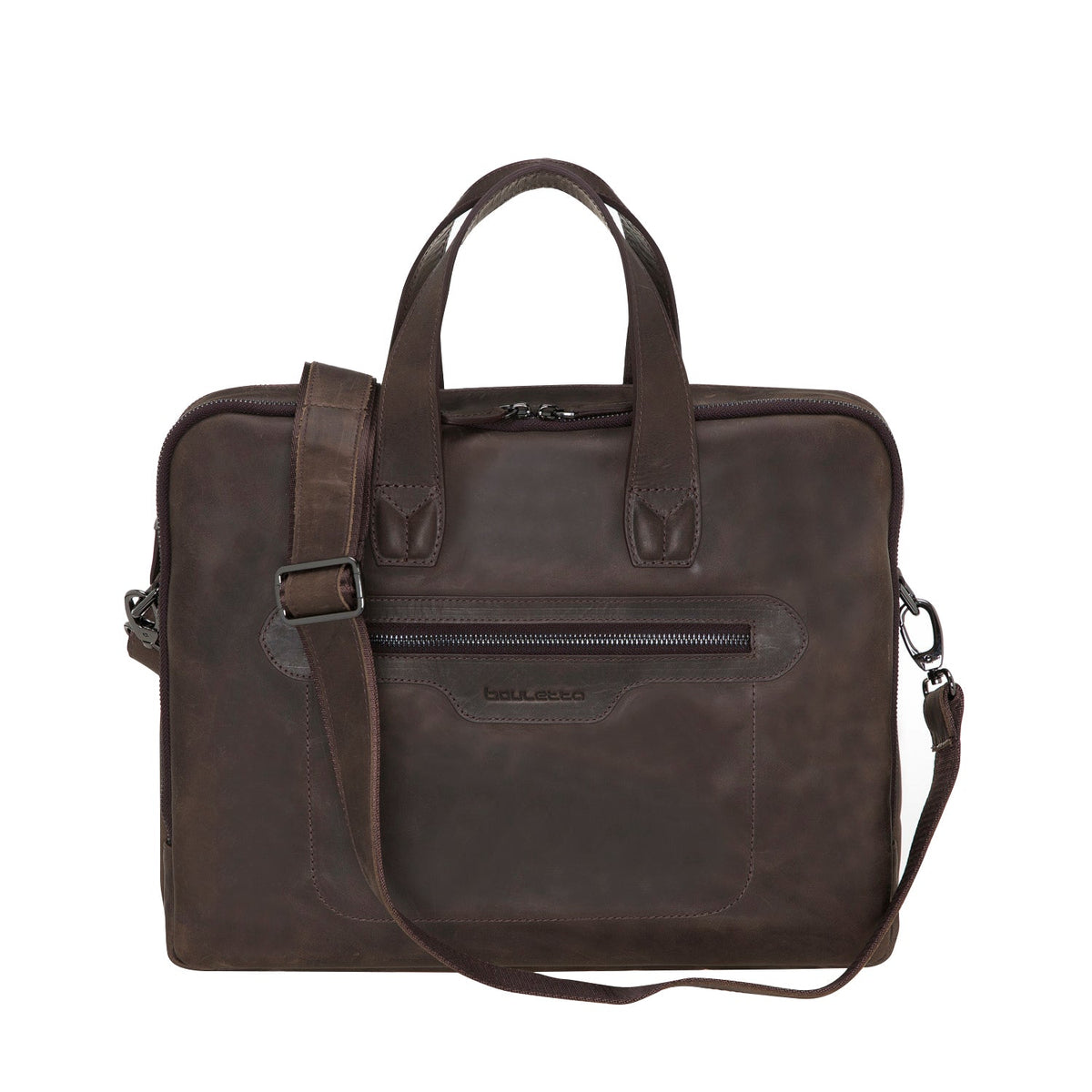 Luxentra 16" Leather Business Briefcase