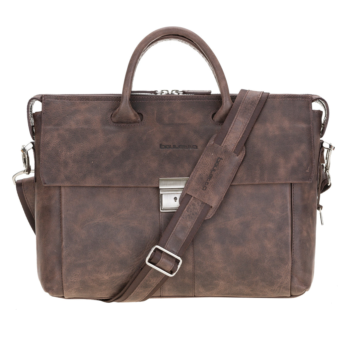 Wizard 14" Leather Business Briefcase