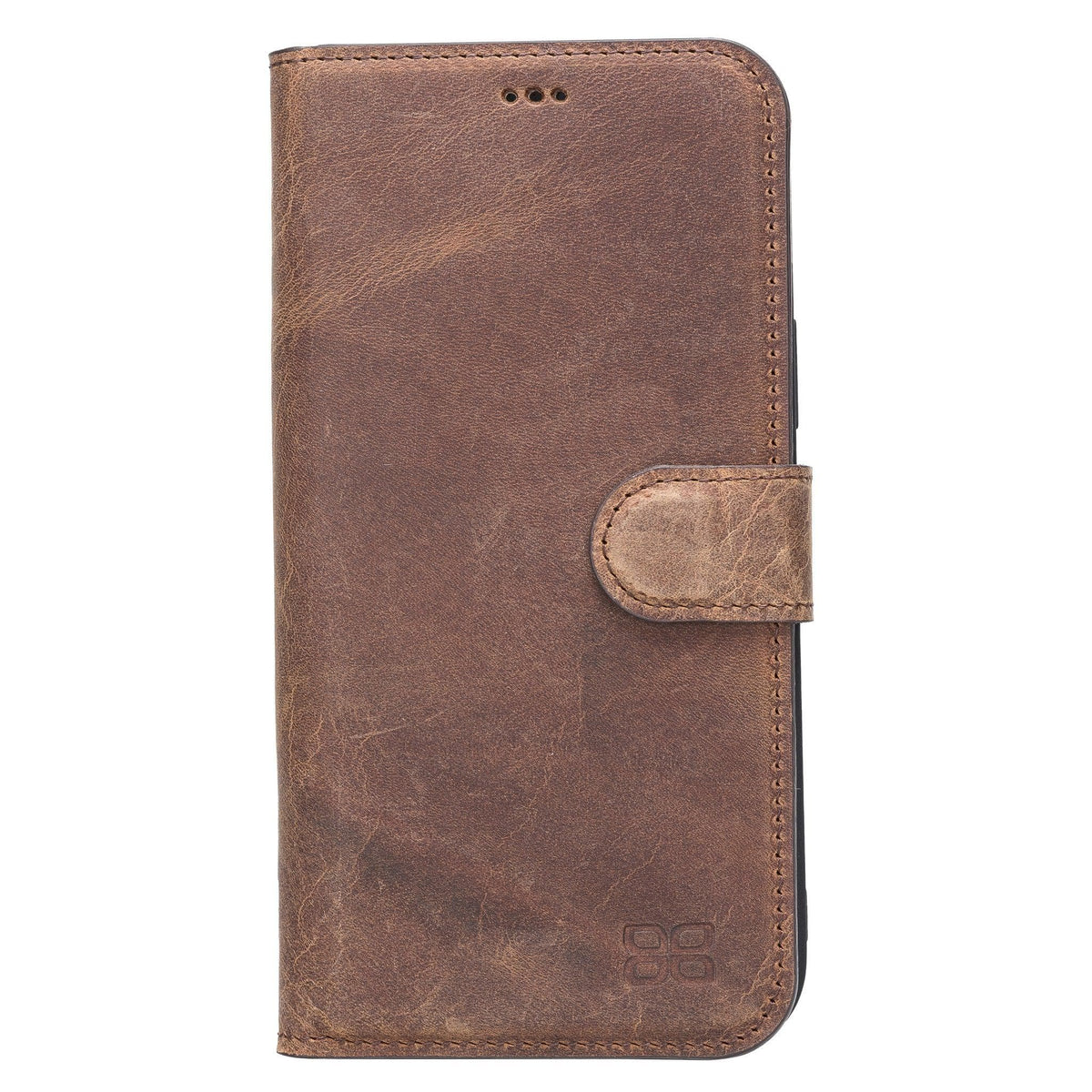 iPhone 13 Series Leather Non-Detachable  Folio Wallet Case