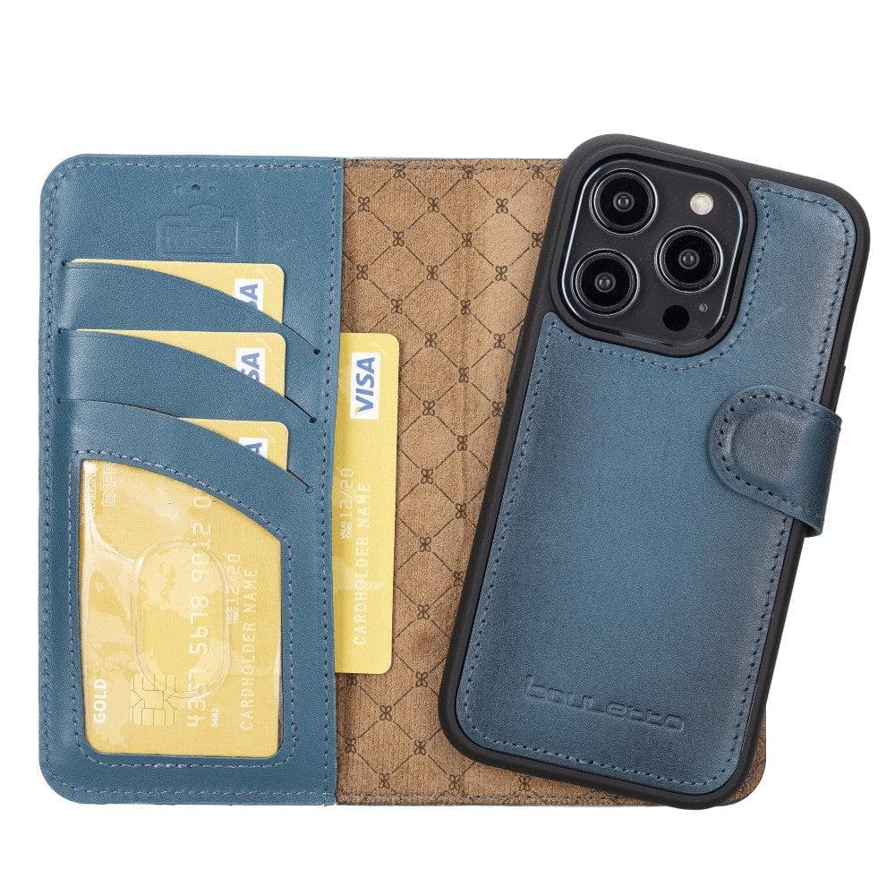 Monaco iPhone 14 Pro (6.1") Leather Wallet Case
