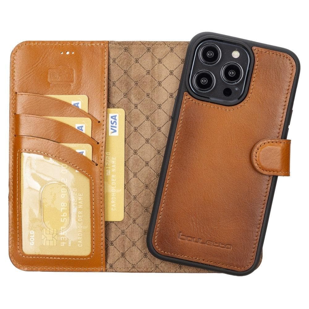 Cannes iPhone 14 Pro (6.1") Leather Wallet Case