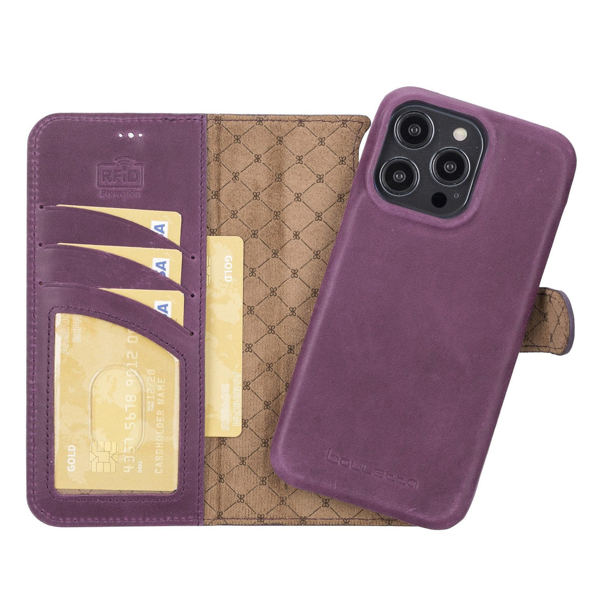 Tours iPhone 14 Pro (6.1") F360 Leather Wallet Case