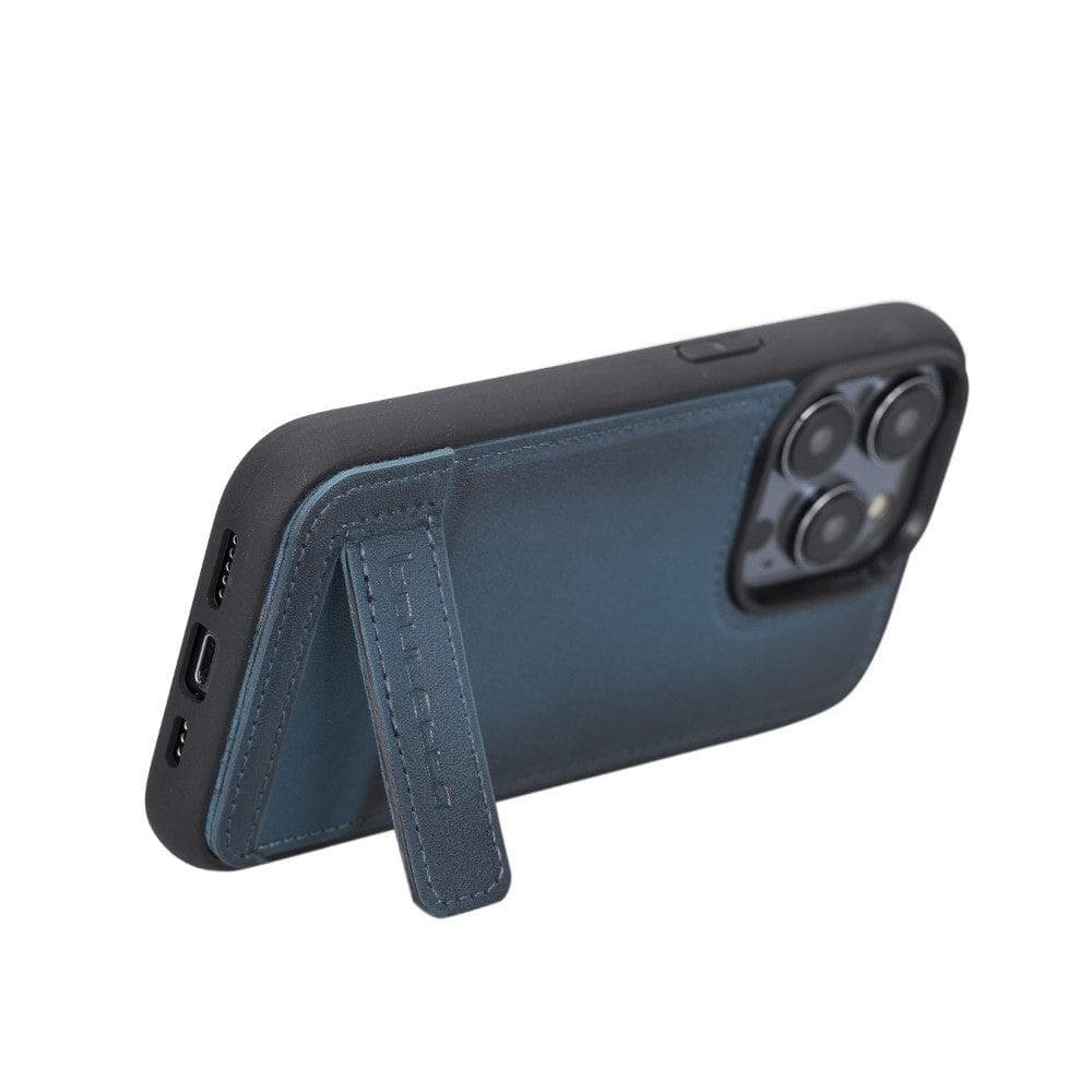 Antibes iPhone 14 (6.1") Leather Back Cover with Stand