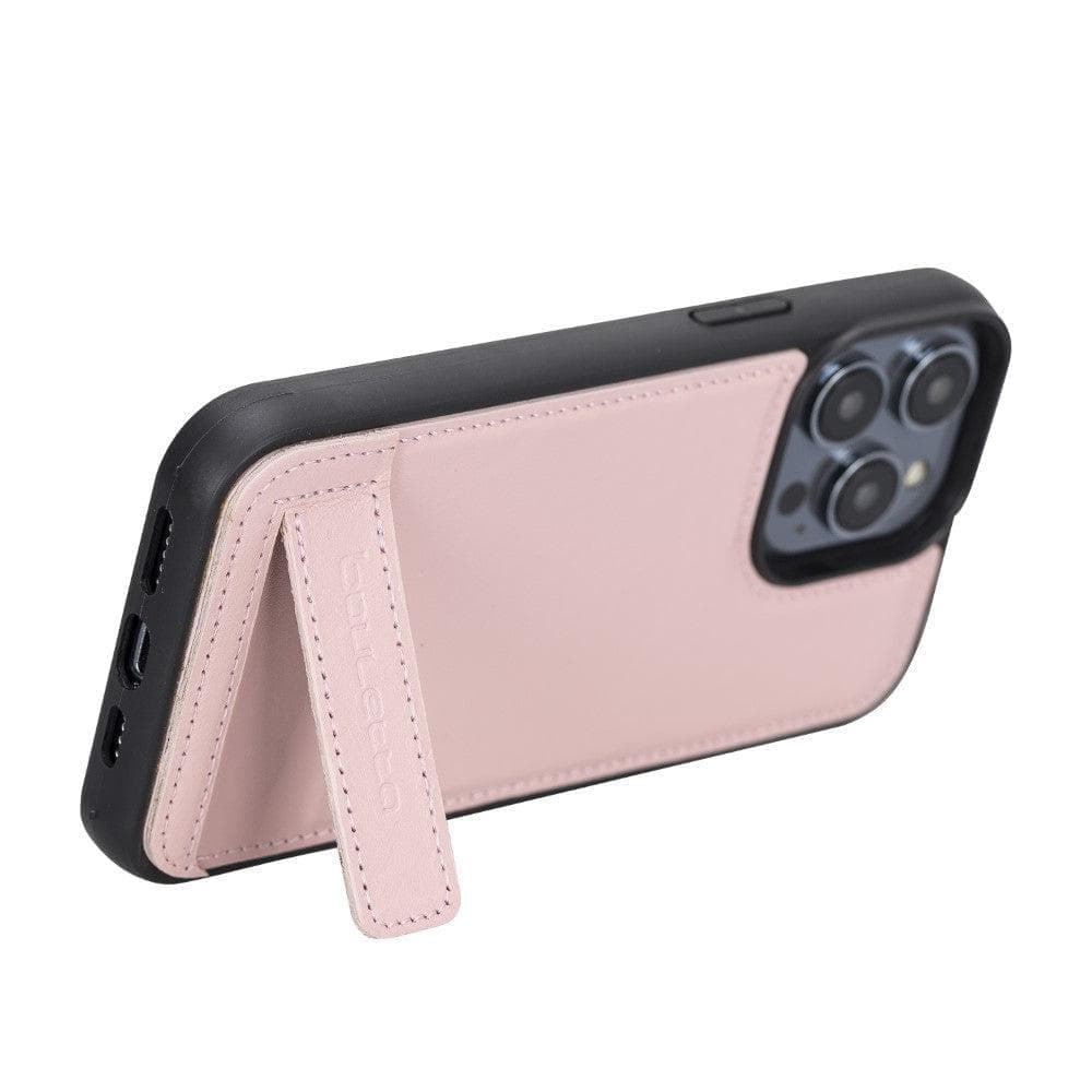 Antibes iPhone 14 (6.1") Leather Back Cover with Stand