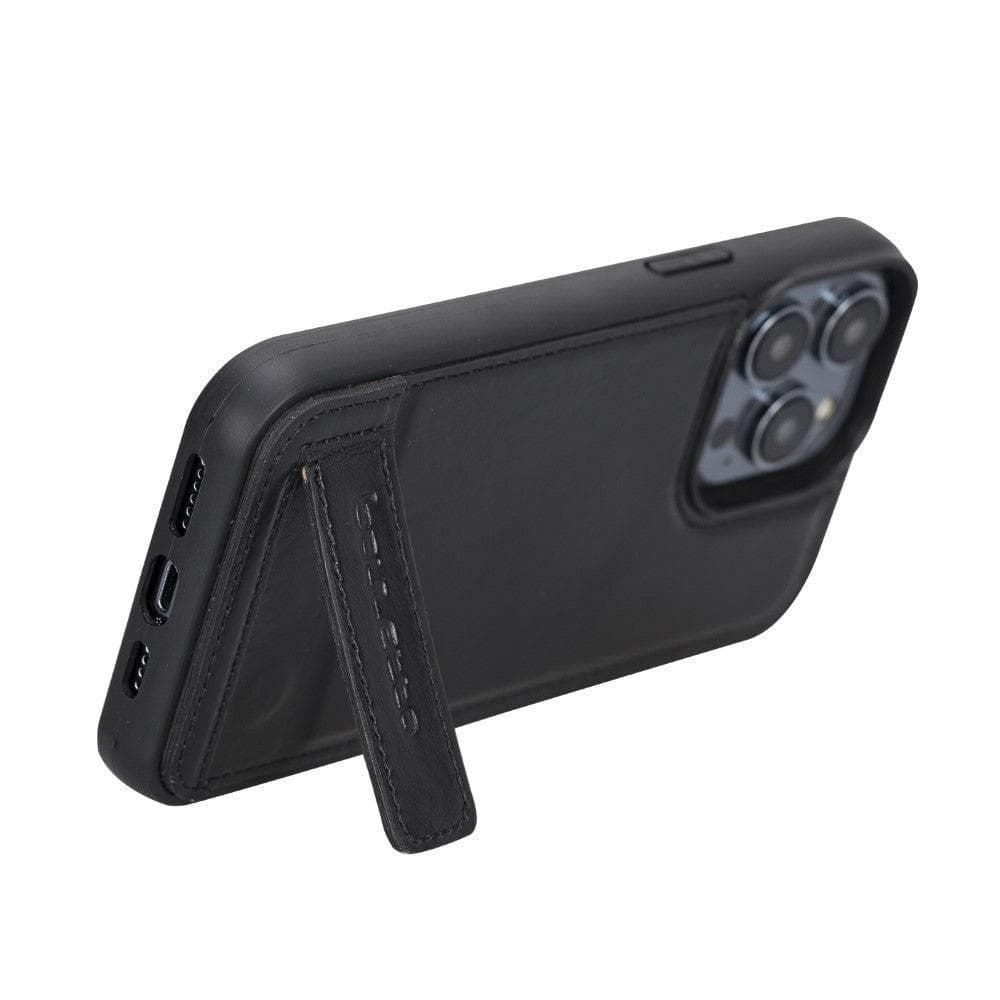 Antibes iPhone 14 (6.1") Leather Back Cover with Stand