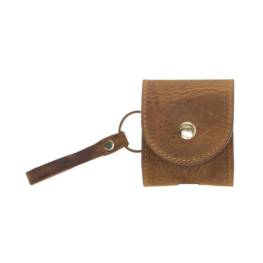 Mai Snap Leather AirPods Case with Hook (1st and 2nd Generation)