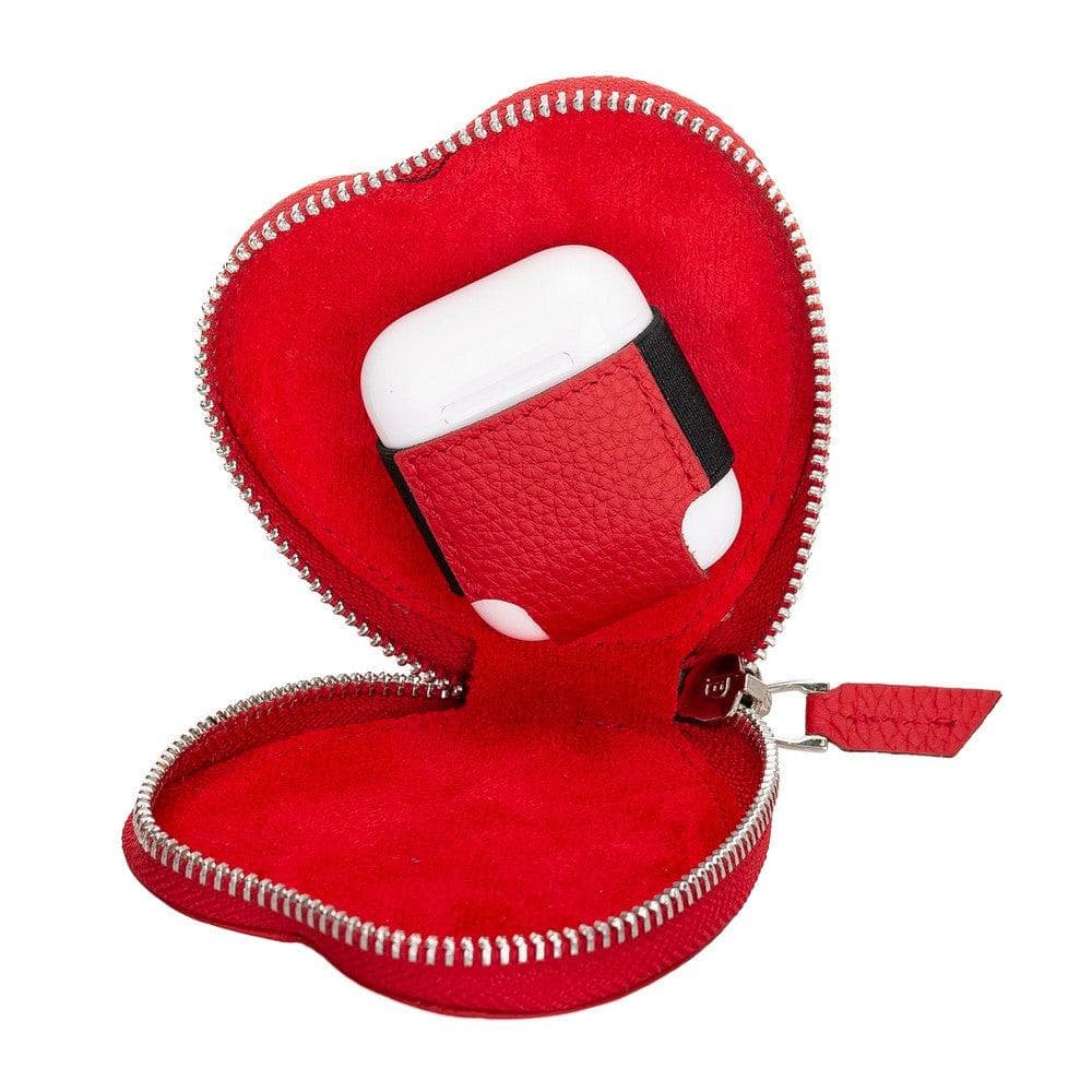 Heart Leather AirPods Case (1st and 2nd Generation)