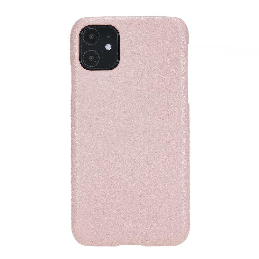 Pink phone case on a white background