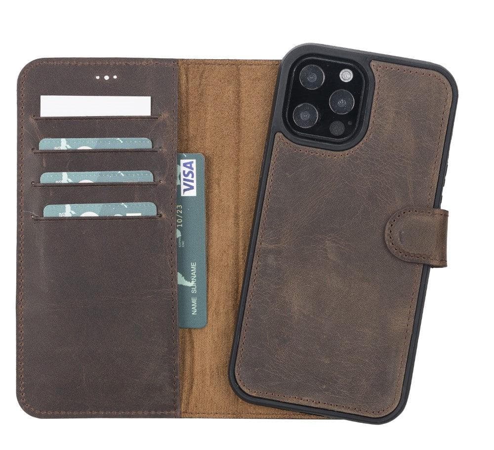 Monaco iPhone 12 Mini (5.4") Leather Wallet Case