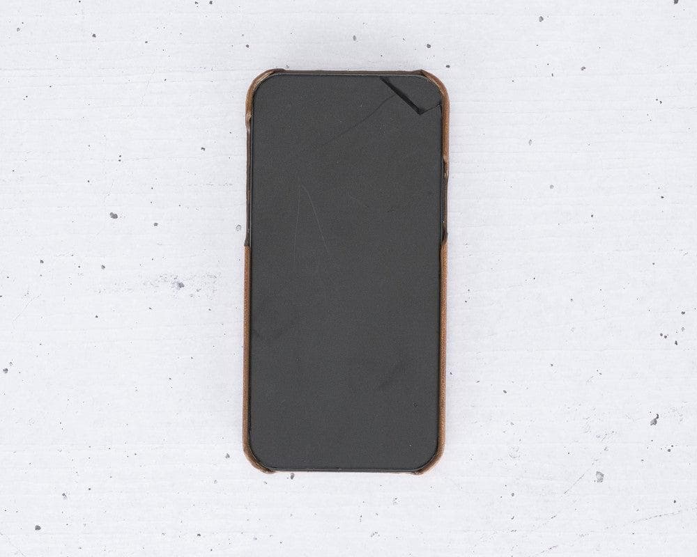Phone case on a white speckled surface