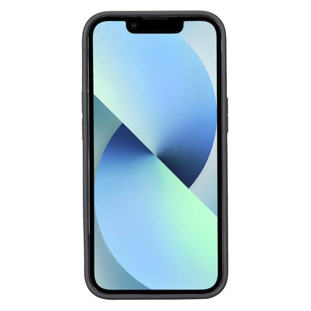 Smartphone with a gradient display on a white background