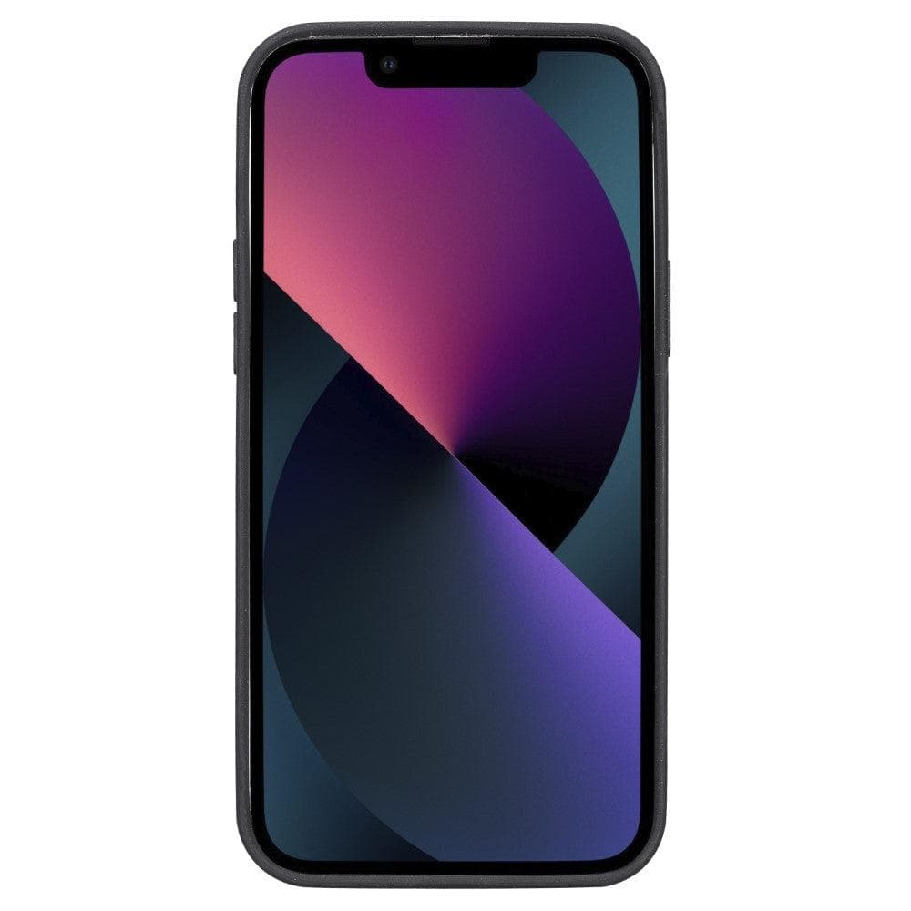 Smartphone with a gradient display on a white background