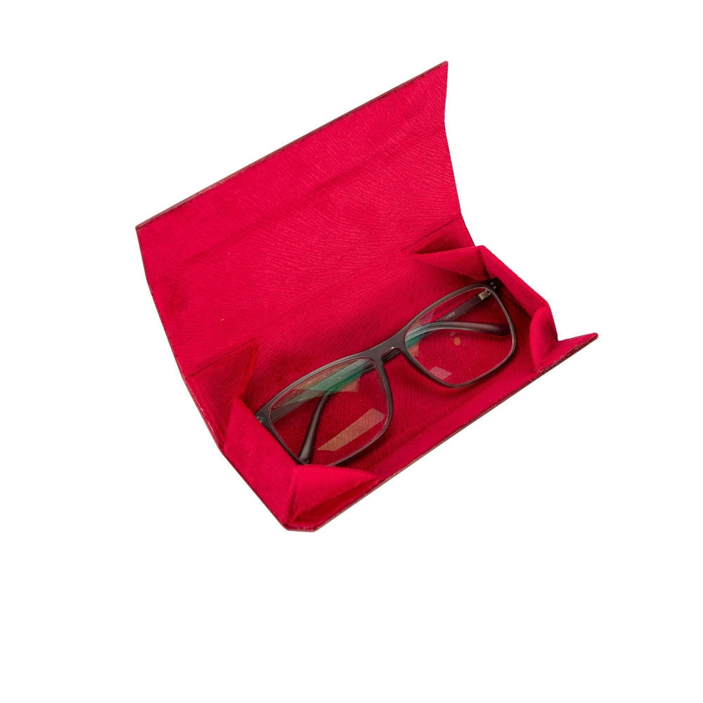 Cleveres Brillenetui aus Leder