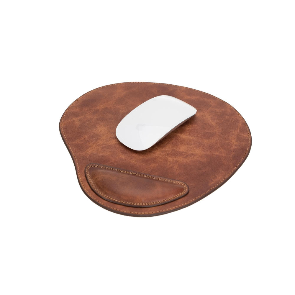 Tapis de souris en cuir rembourré