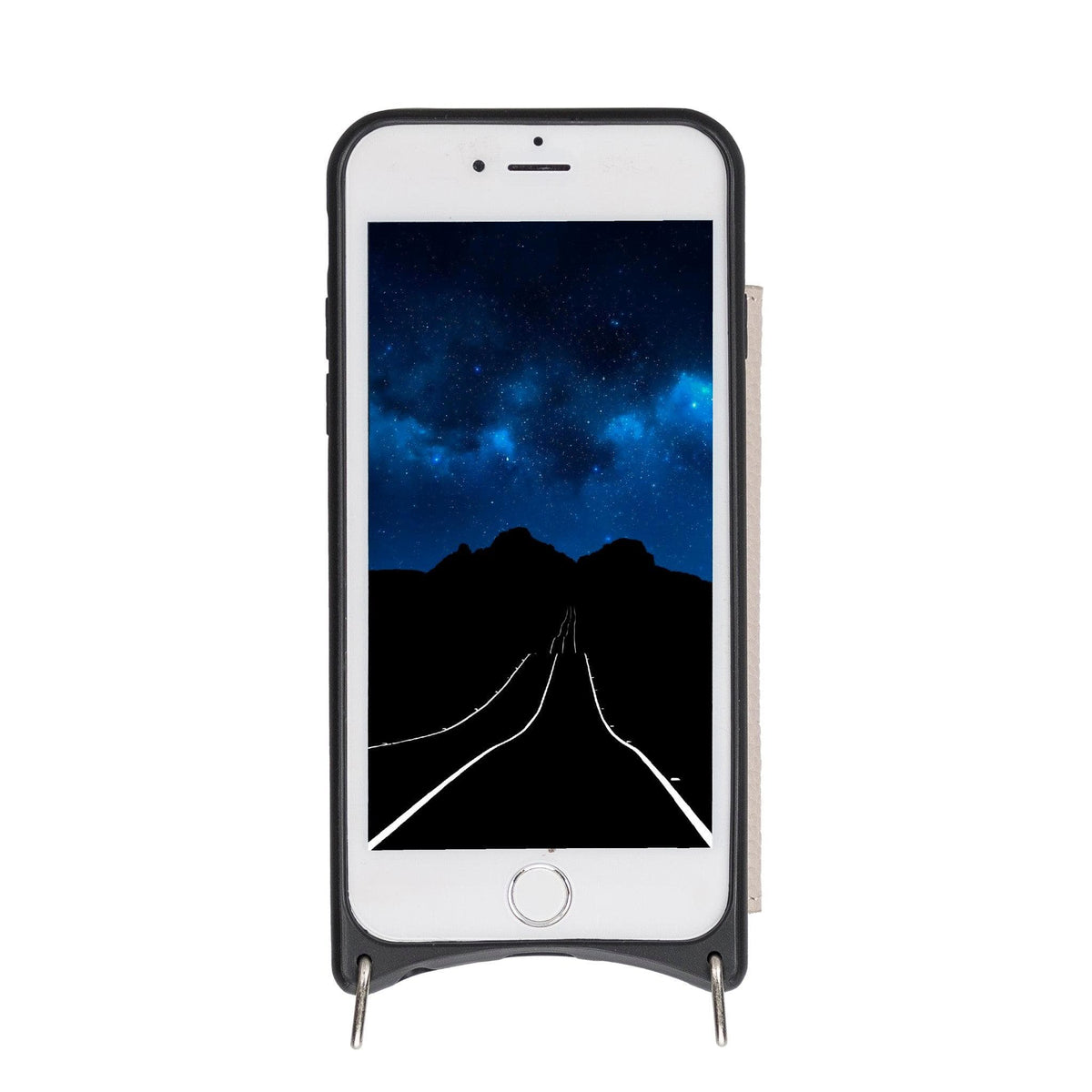 Phone case with a stand feature on a white background