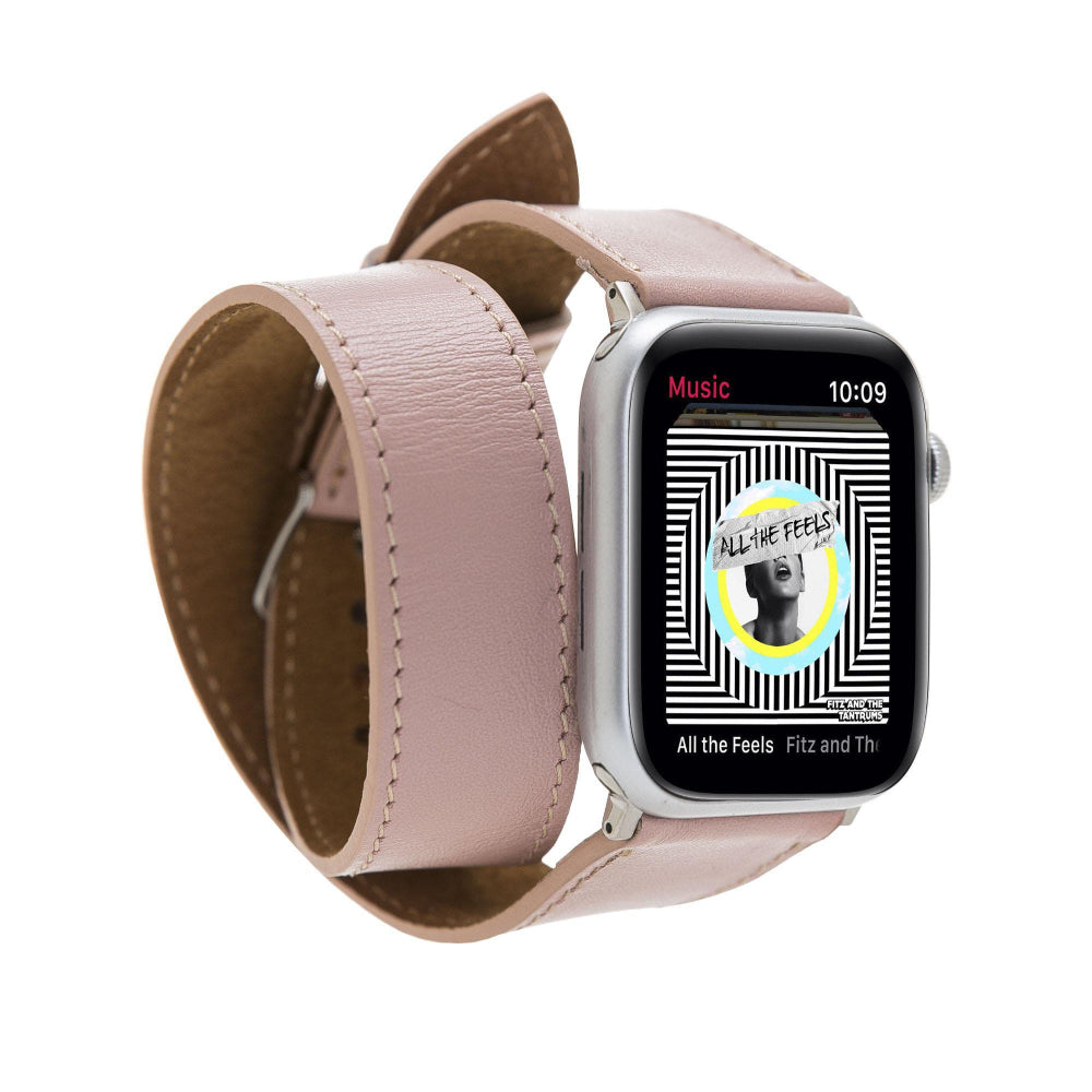 Mine Double Tour Leather Apple Watch Band