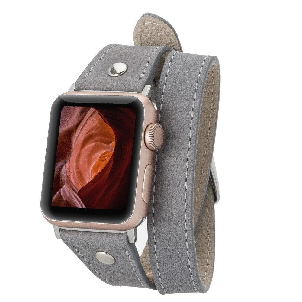 Orion Double Tour Leather Apple Watch Band