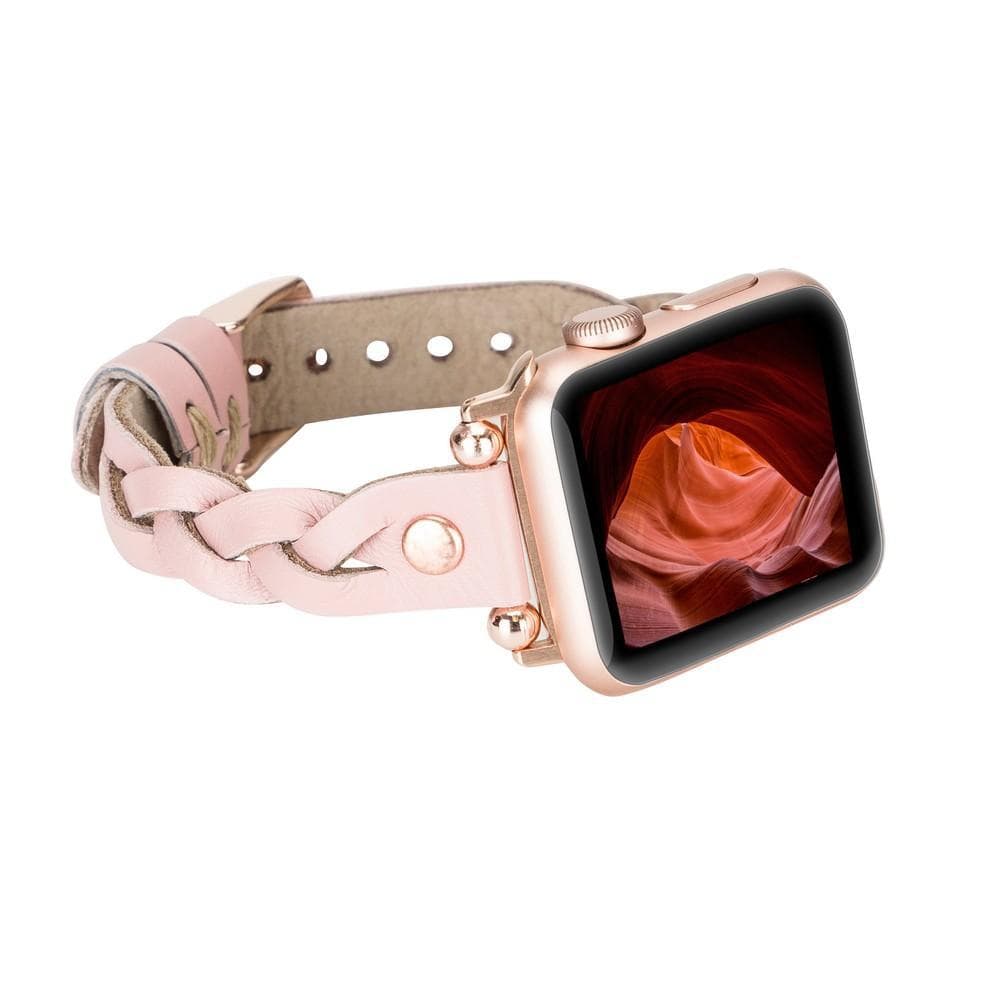 Wanda Geflochtenes Lederarmband für Apple Watch
