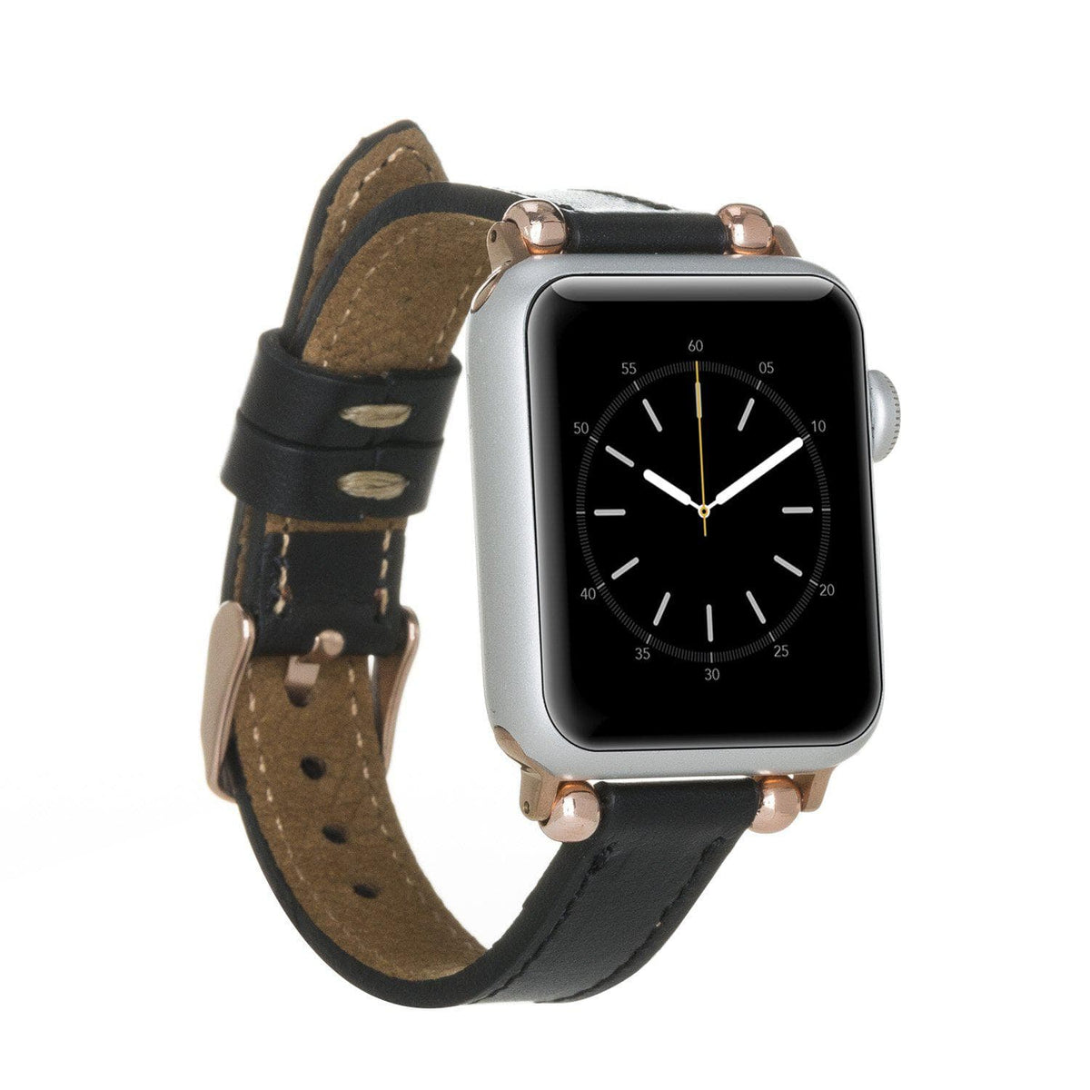 Seamy Apple Watch-Armband aus echtem Leder