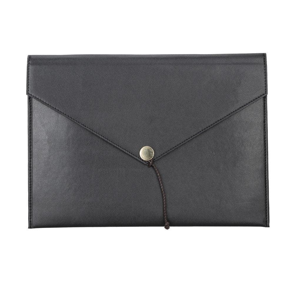 Genuine leather Mac sleeve slim laptop and iPad organizer