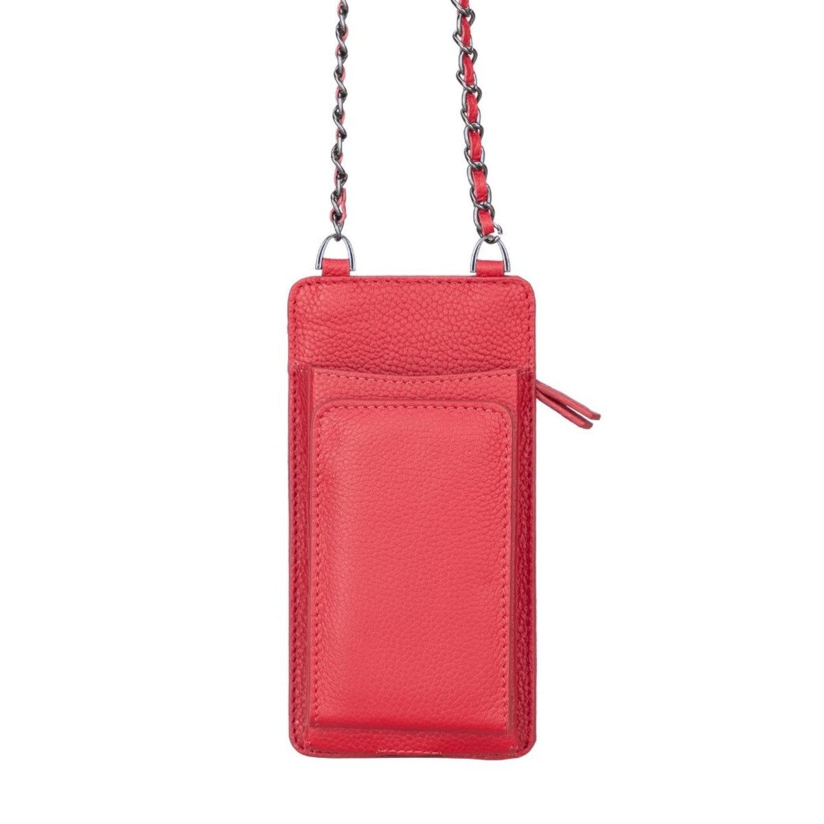 Reina Leder Schultertasche für Damen und Herren, bis 6.9"