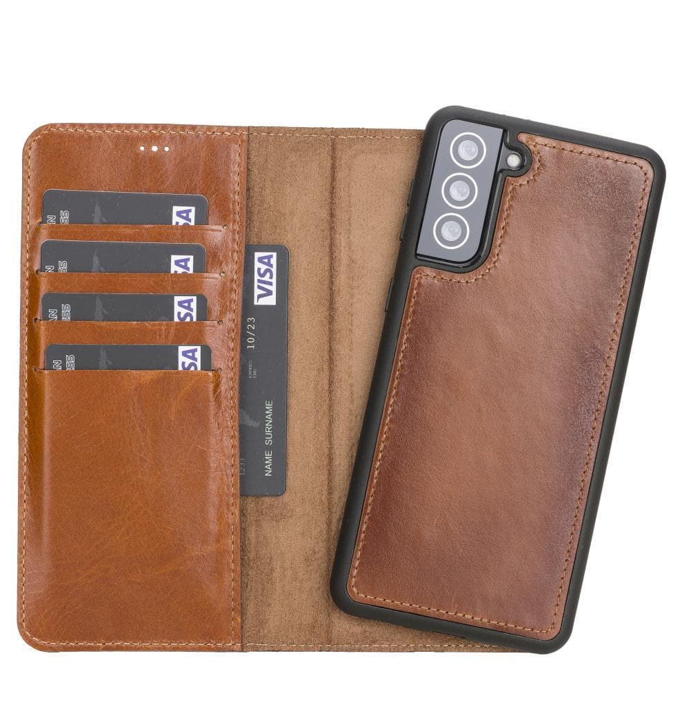 Monaco Samsung Galaxy S21 Ultra (6.9") Leather Wallet Case