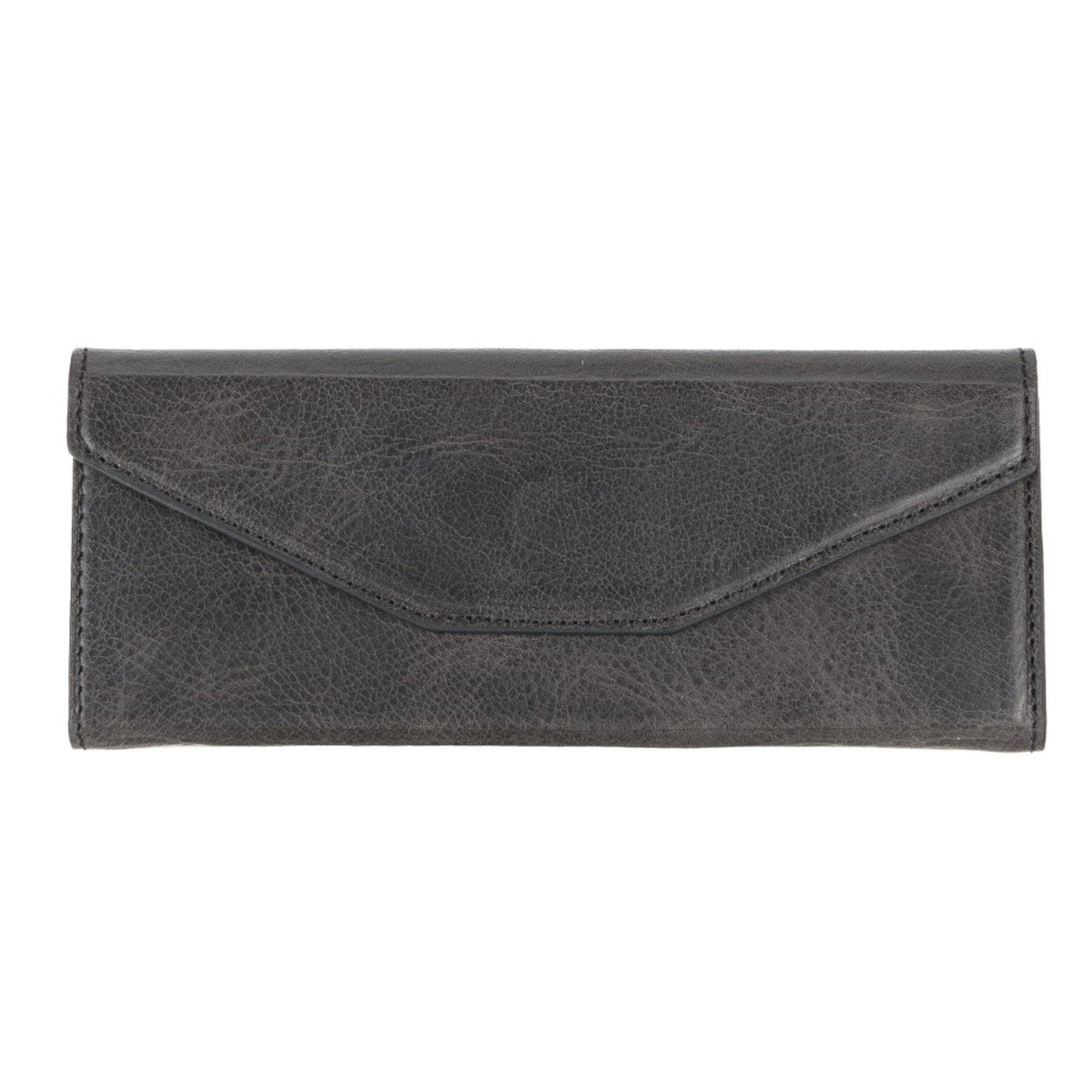 Black  glasses case subtle pattern on a white background