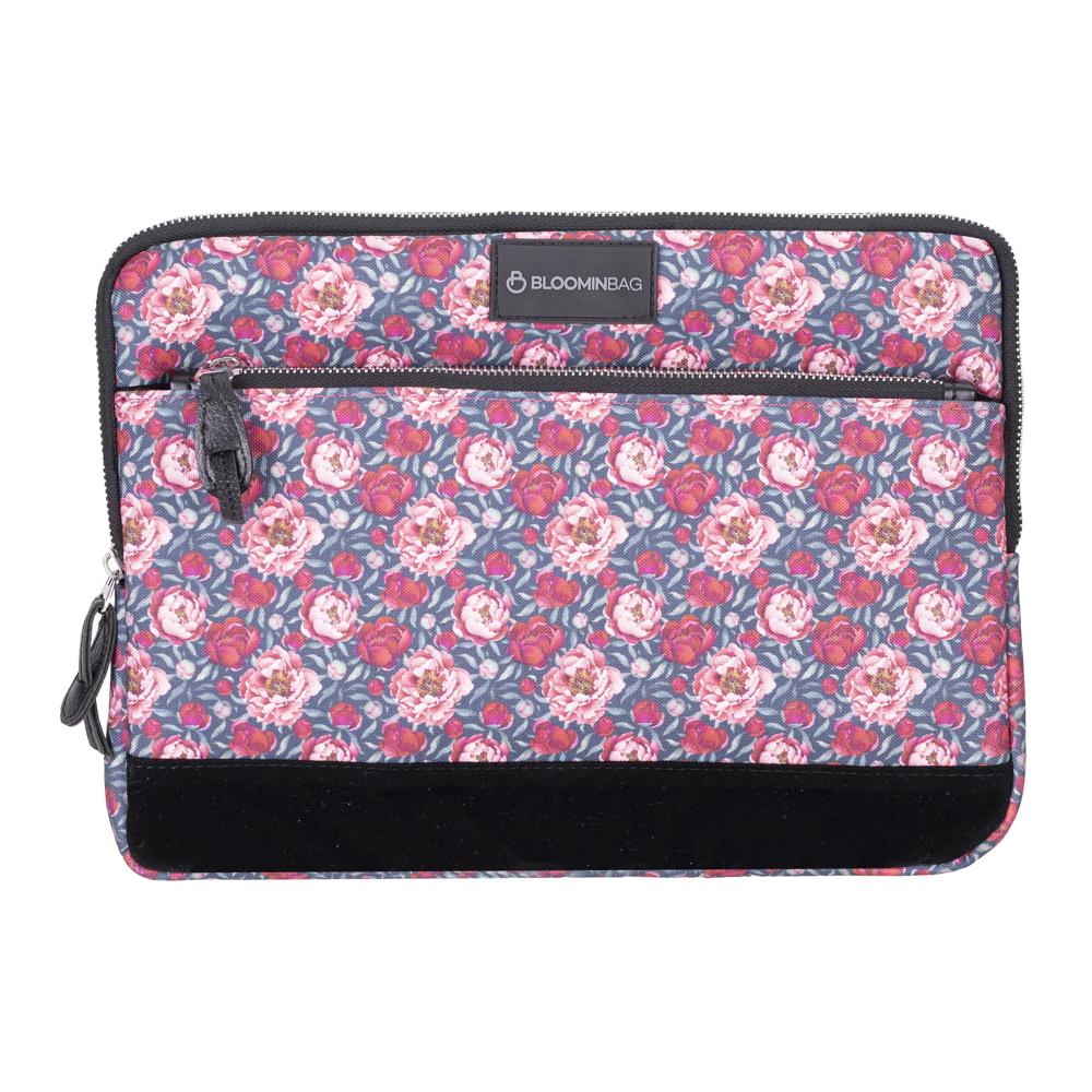 Blossom Lovin' 13 Inch Leather Laptop Sleeve Eco-Friendly