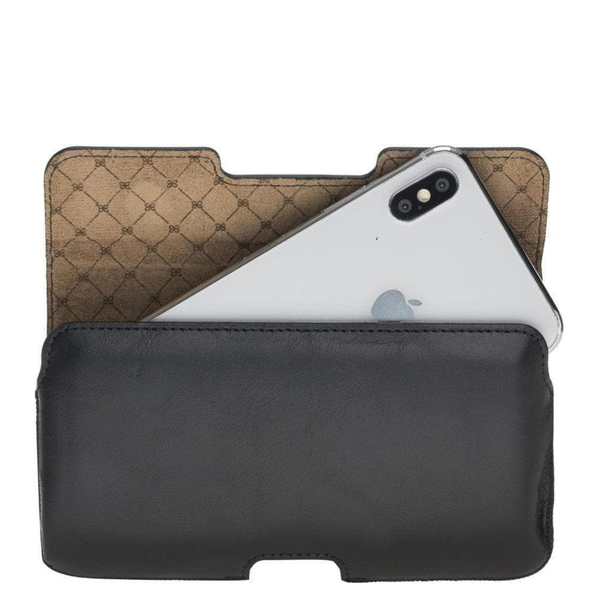 Aslant Genuine Leather Belt Attachable Universal Phone Case