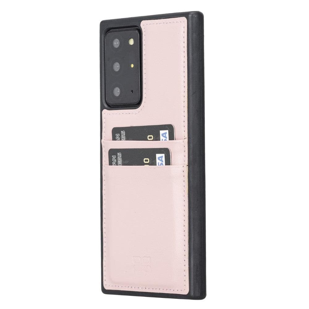 Samsung Galaxy Note 20 Series  Genuine Leather Back Cover With Card Holder