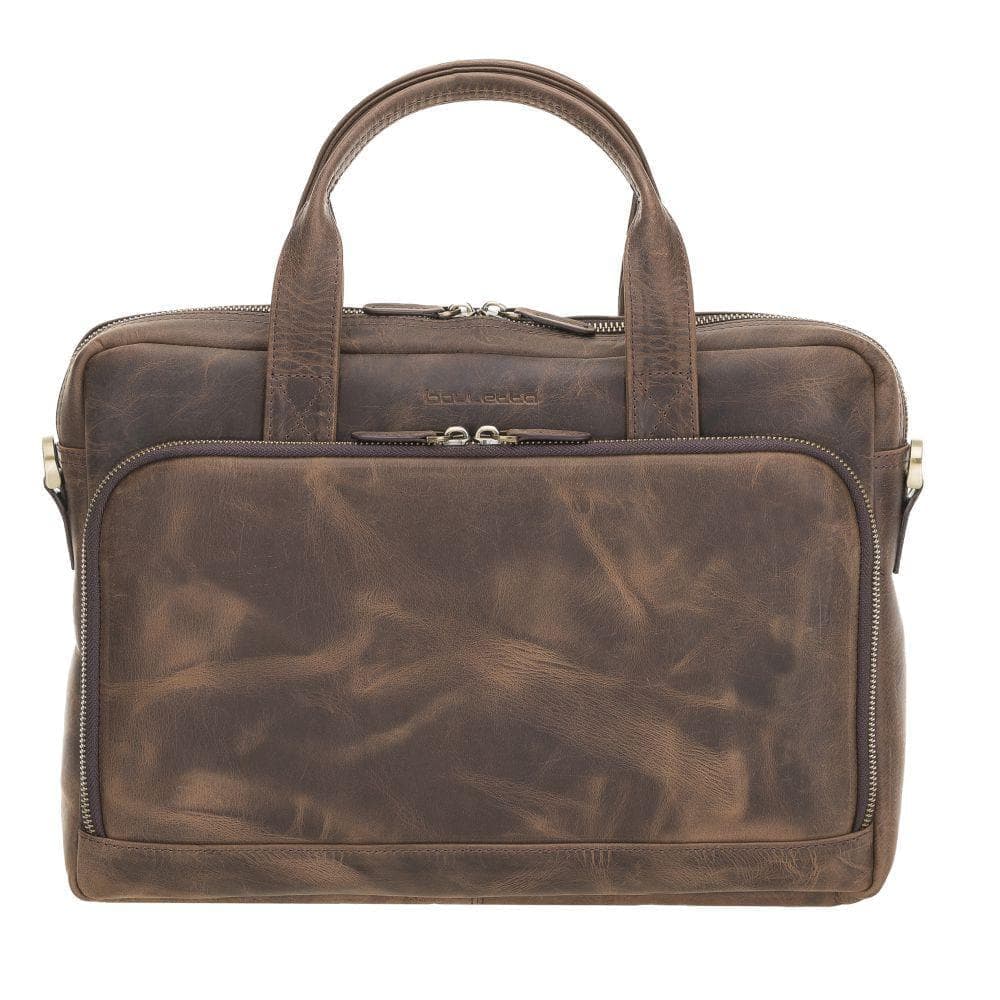 Troy 13" Leather Laptop  Bag for Women and Men