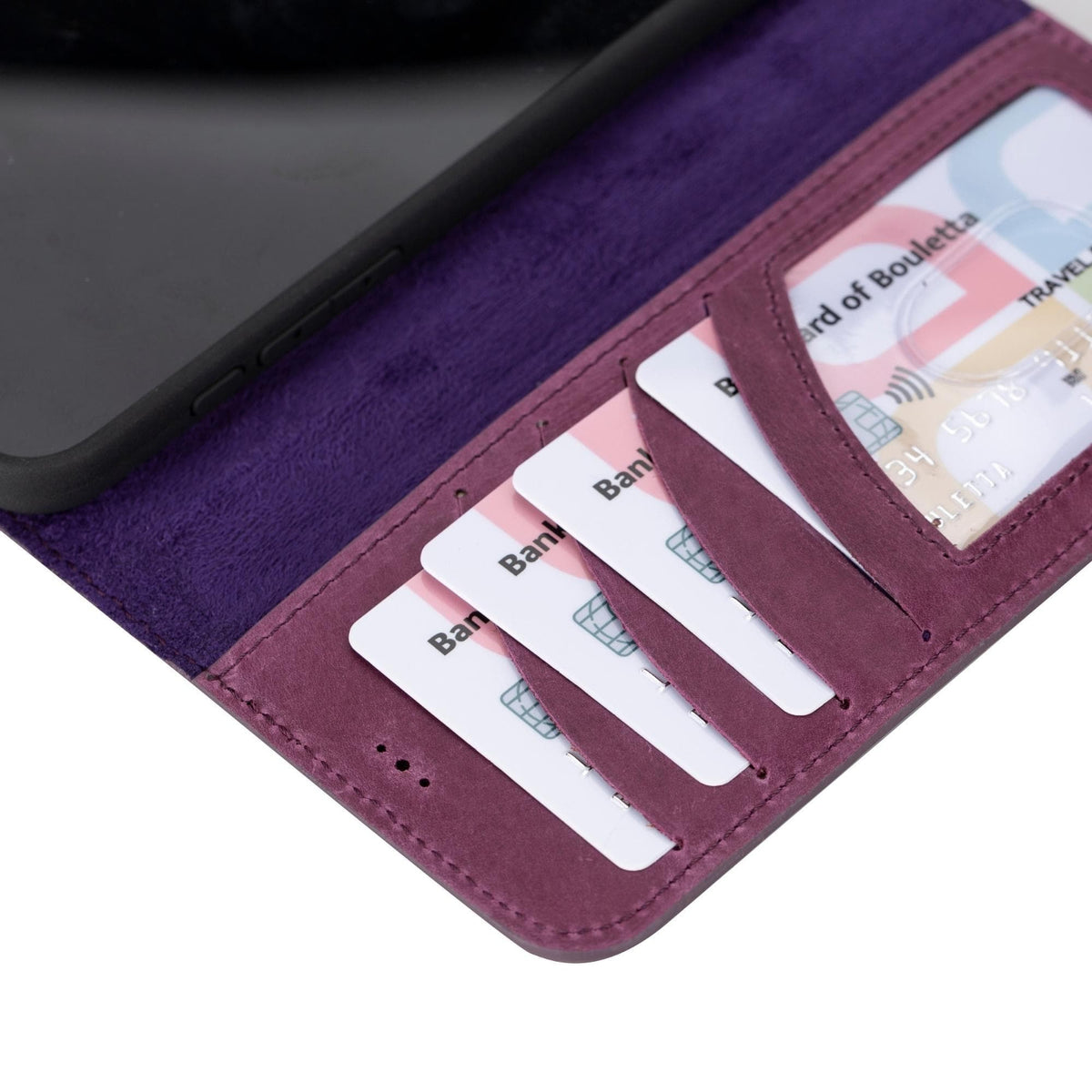 Étui portefeuille en cuir Monaco pour iPhone 15 Pro Max (6.7")