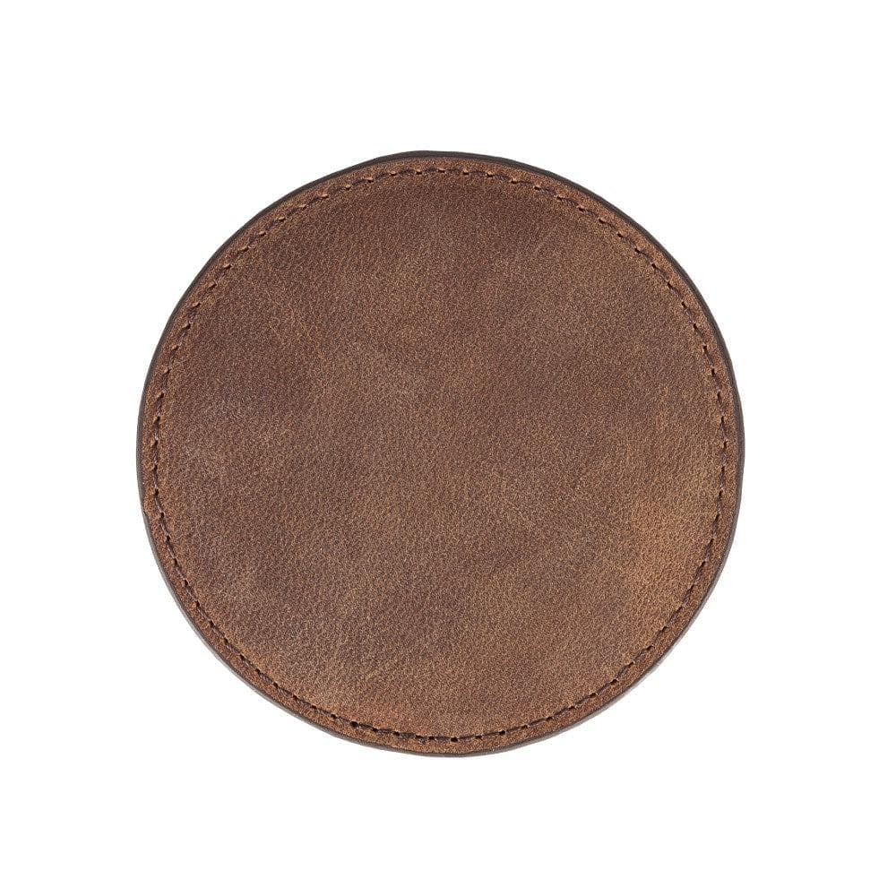 Divine Leather Cup Coaster Set (5 Pack)