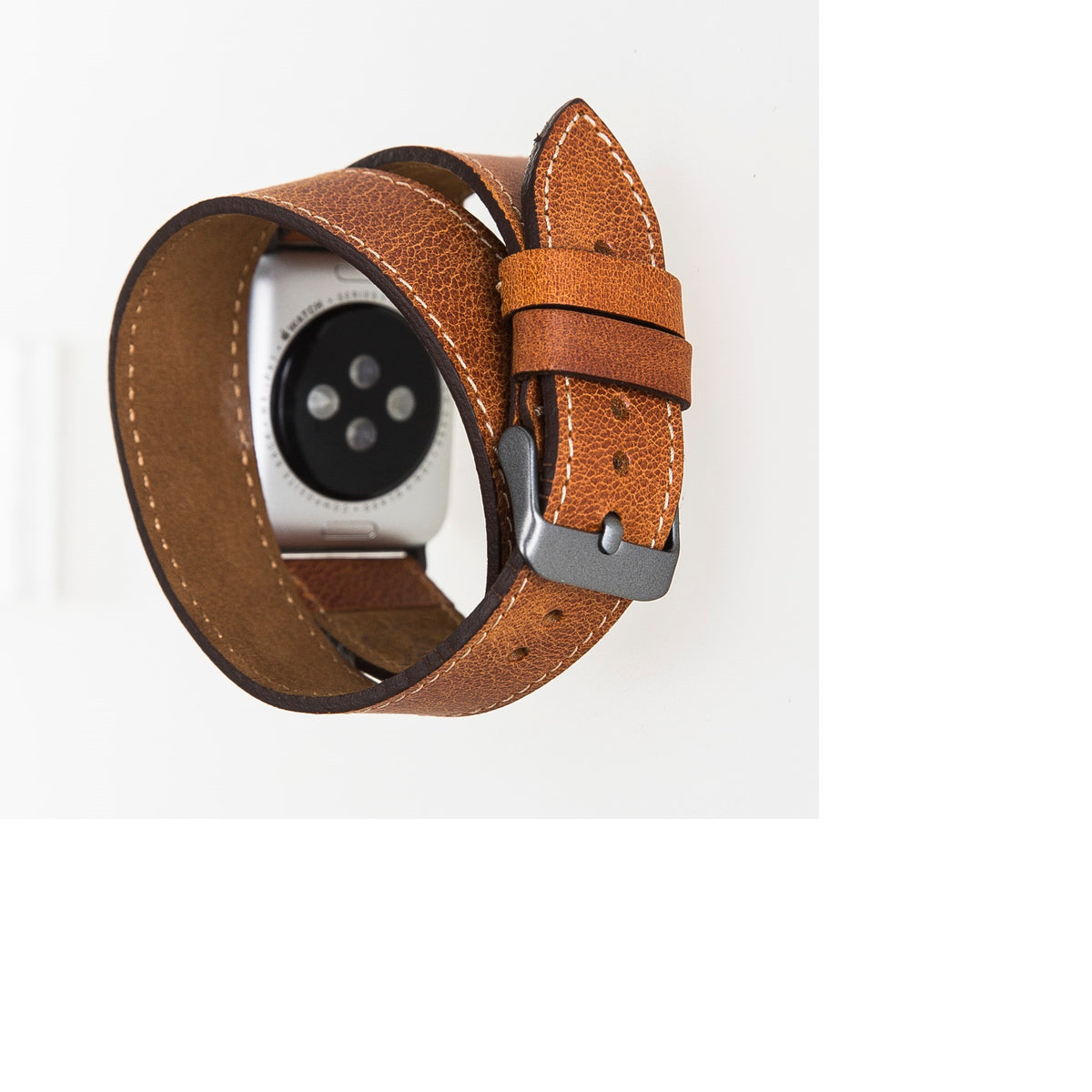 Stambu Apple iWatch Genuine Leather Double Wrap Watch Band