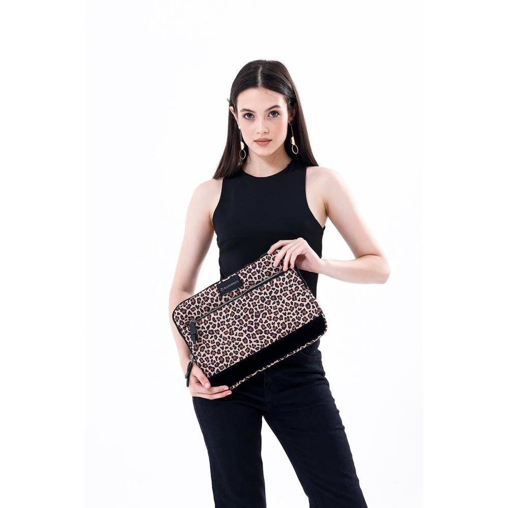Earthy Leopard 14 inch Laptop / MacBook Sleeve