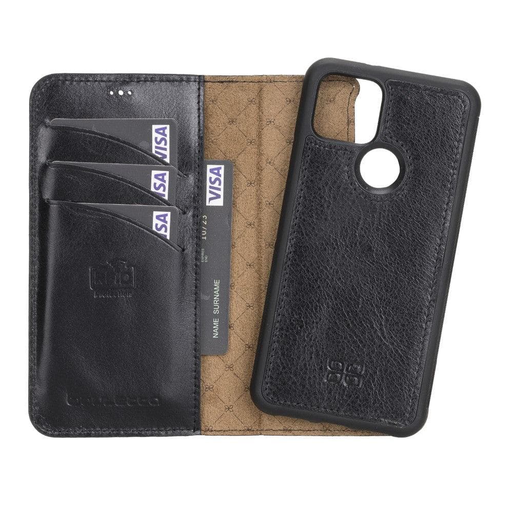 Monaco Google Pixel 5 Leather Wallet Case
