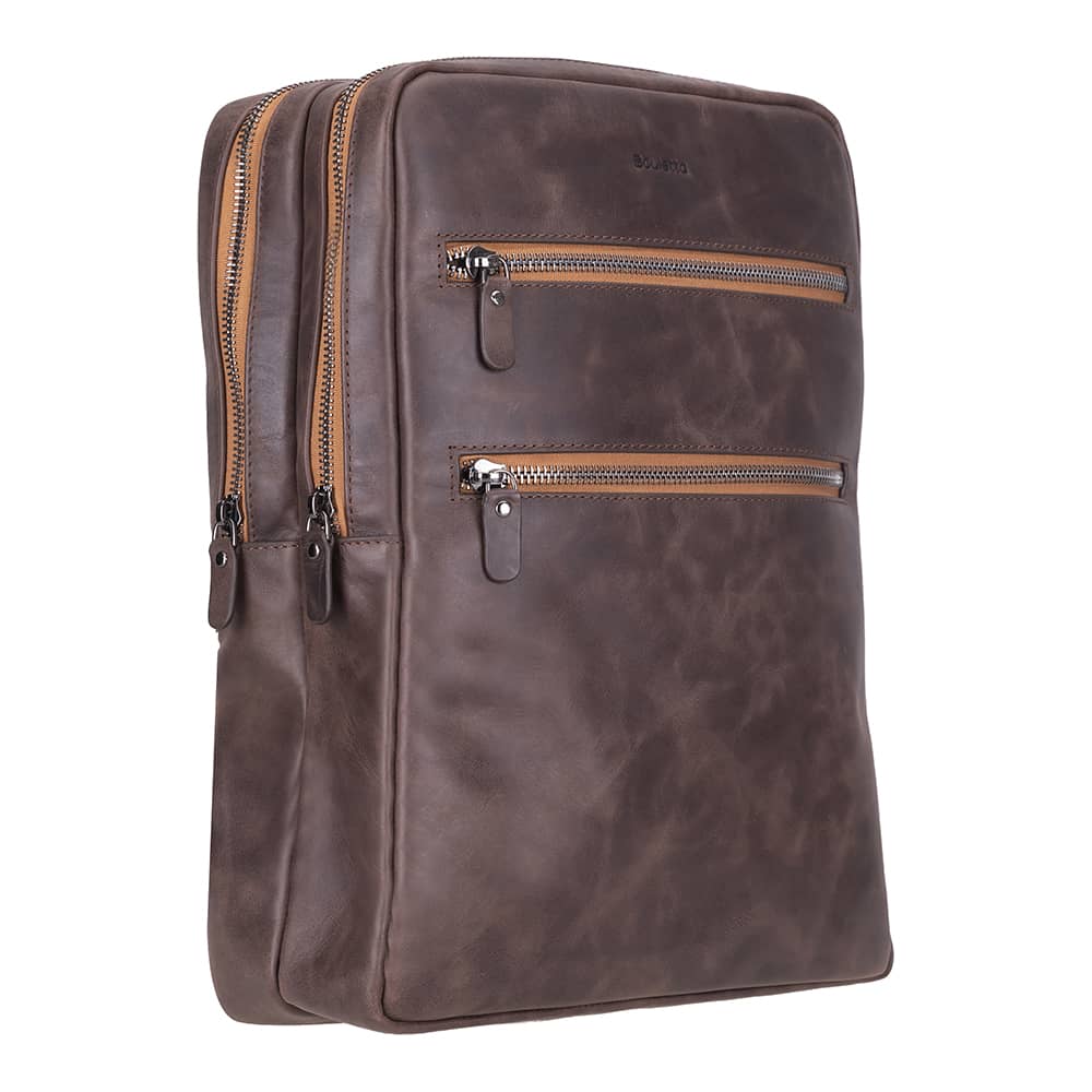 Hidden Castle Leather Laptop Backpacks for Women and Men