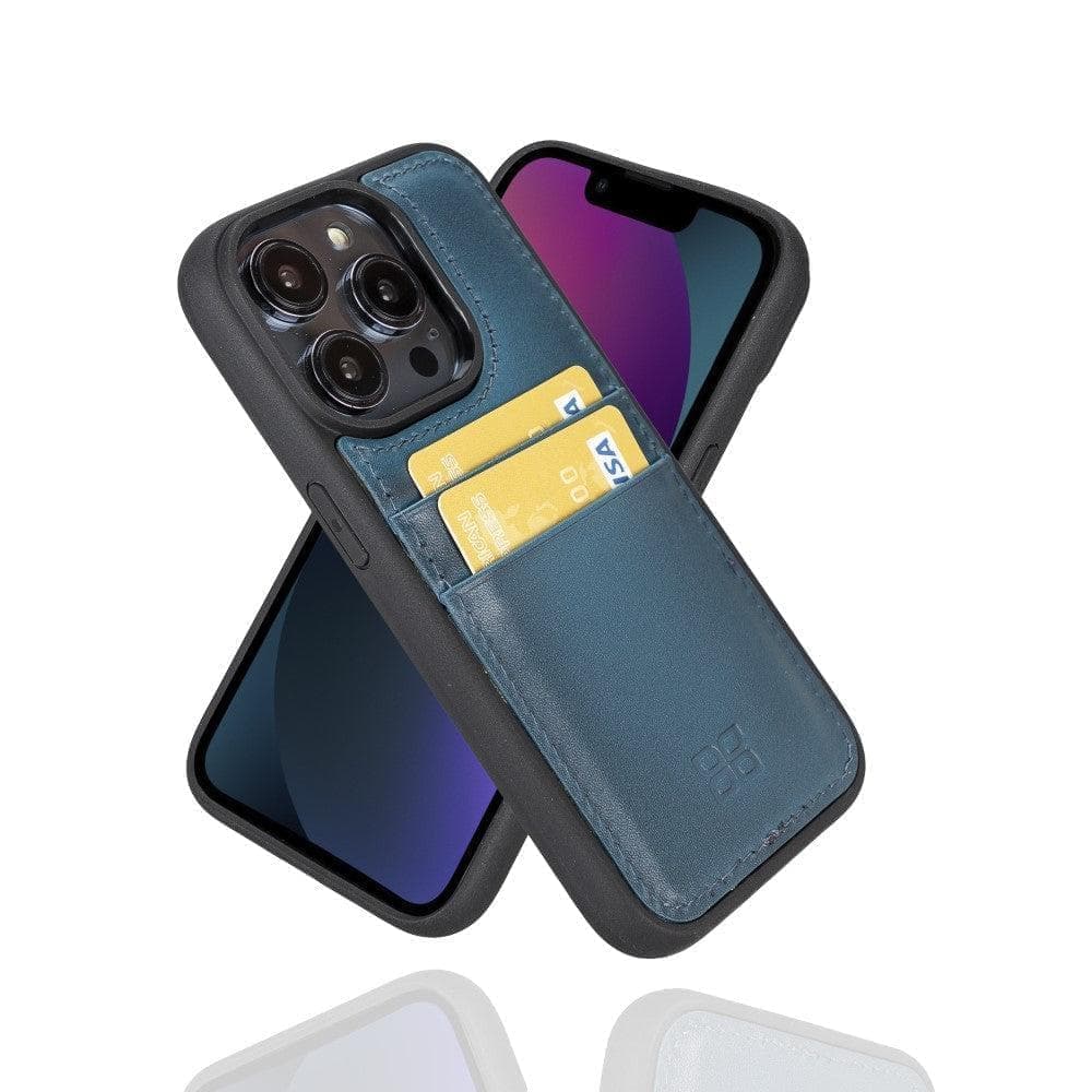Étui en cuir Felix pour iPhone 15 (6.1") avec porte-cartes