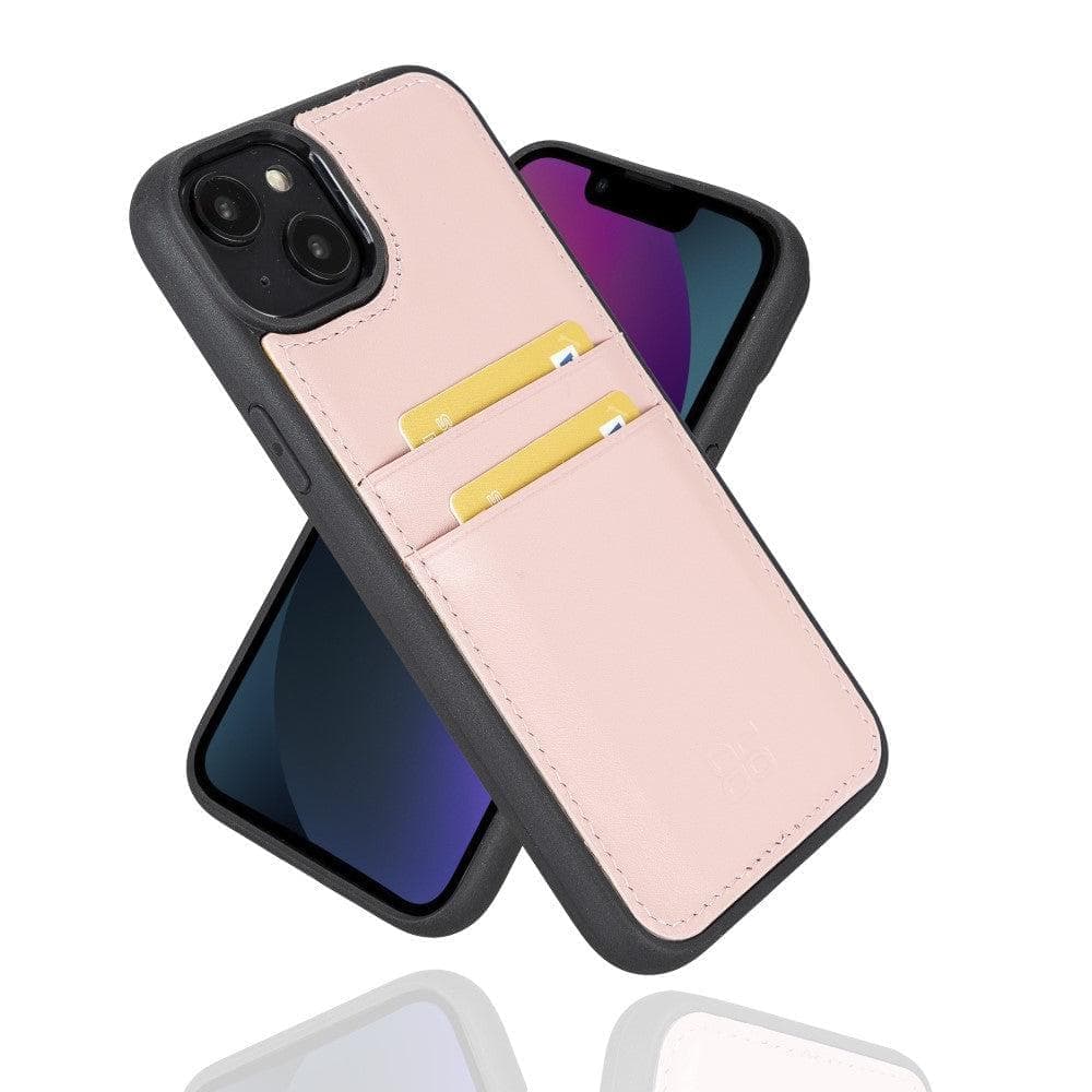 Étui en cuir Felix pour iPhone 15 (6.1") avec porte-cartes