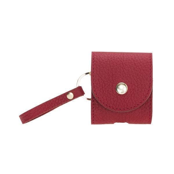 Mai Genuine Leather Snap  Case for Apple AirPods (1st and 2nd Generation)