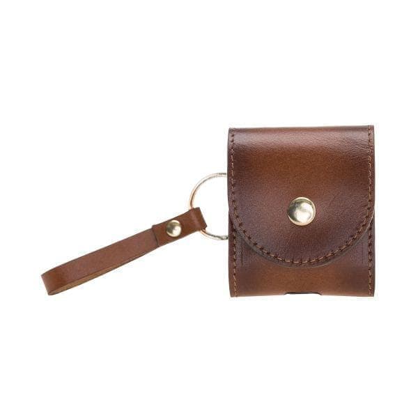Mai Genuine Leather Snap  Case for Apple AirPods (1st and 2nd Generation)