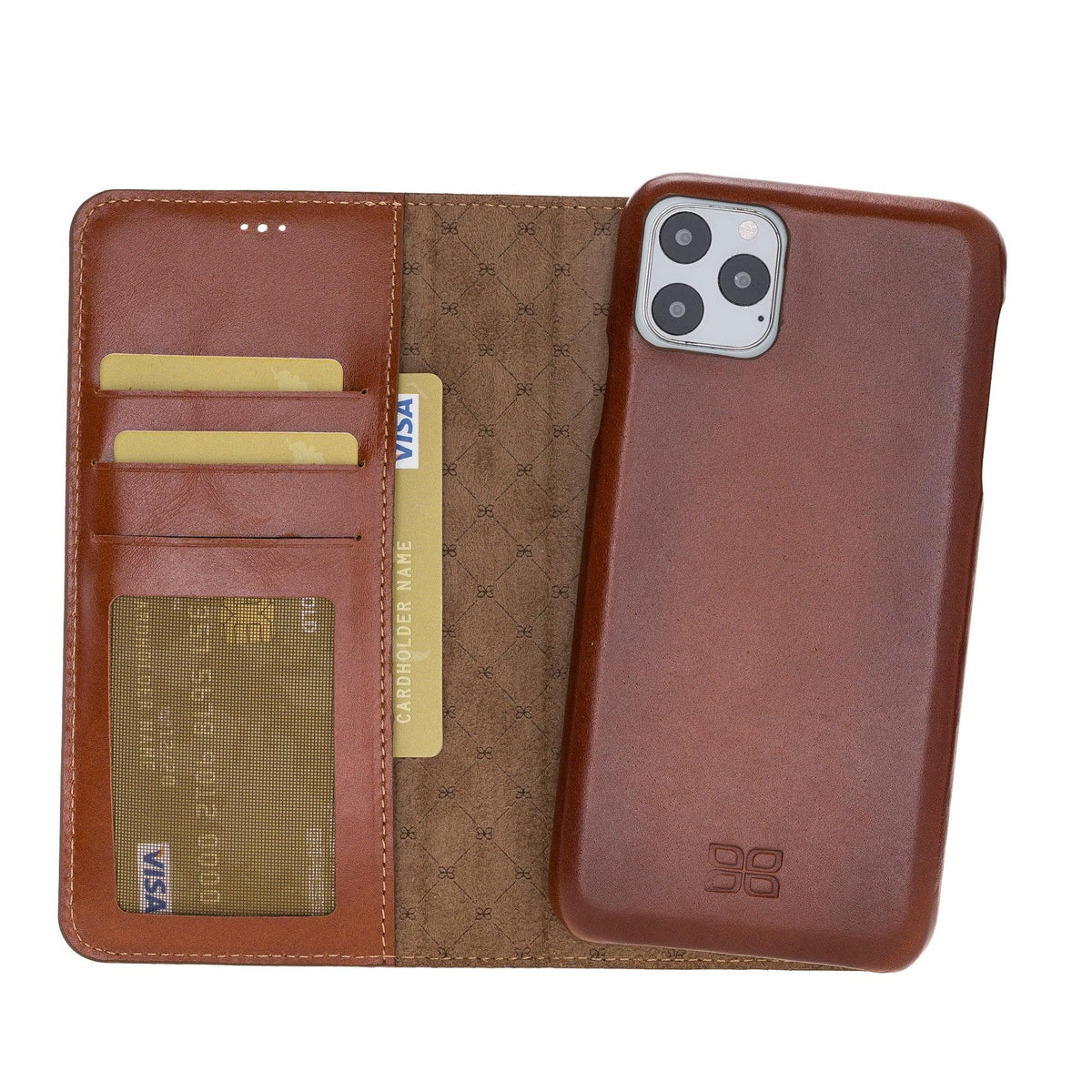 iPhone 11 Series Genuine Leather F360 Magic Detachable Wallet Case