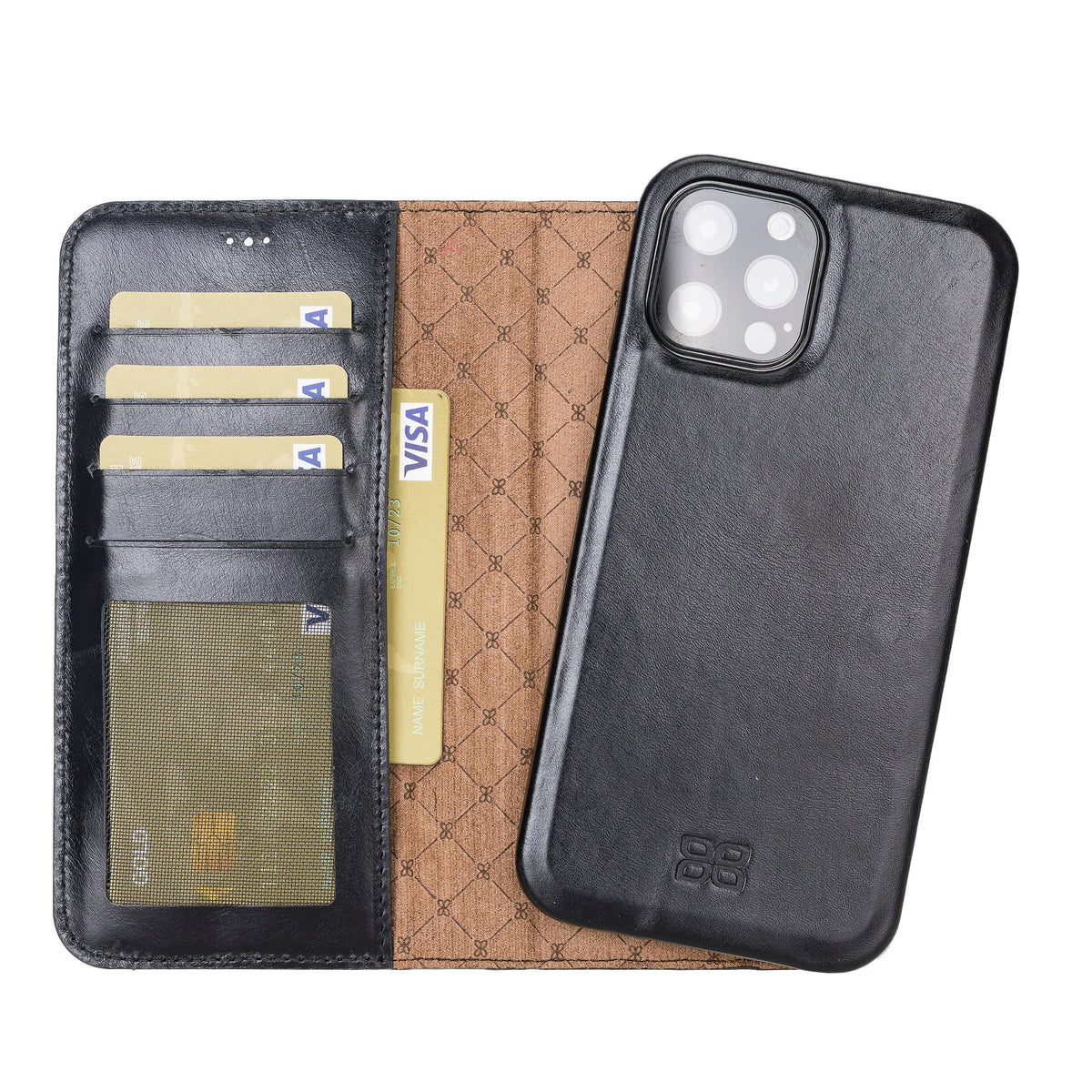 Tours iPhone 12 Series F360 Leather Wallet Case