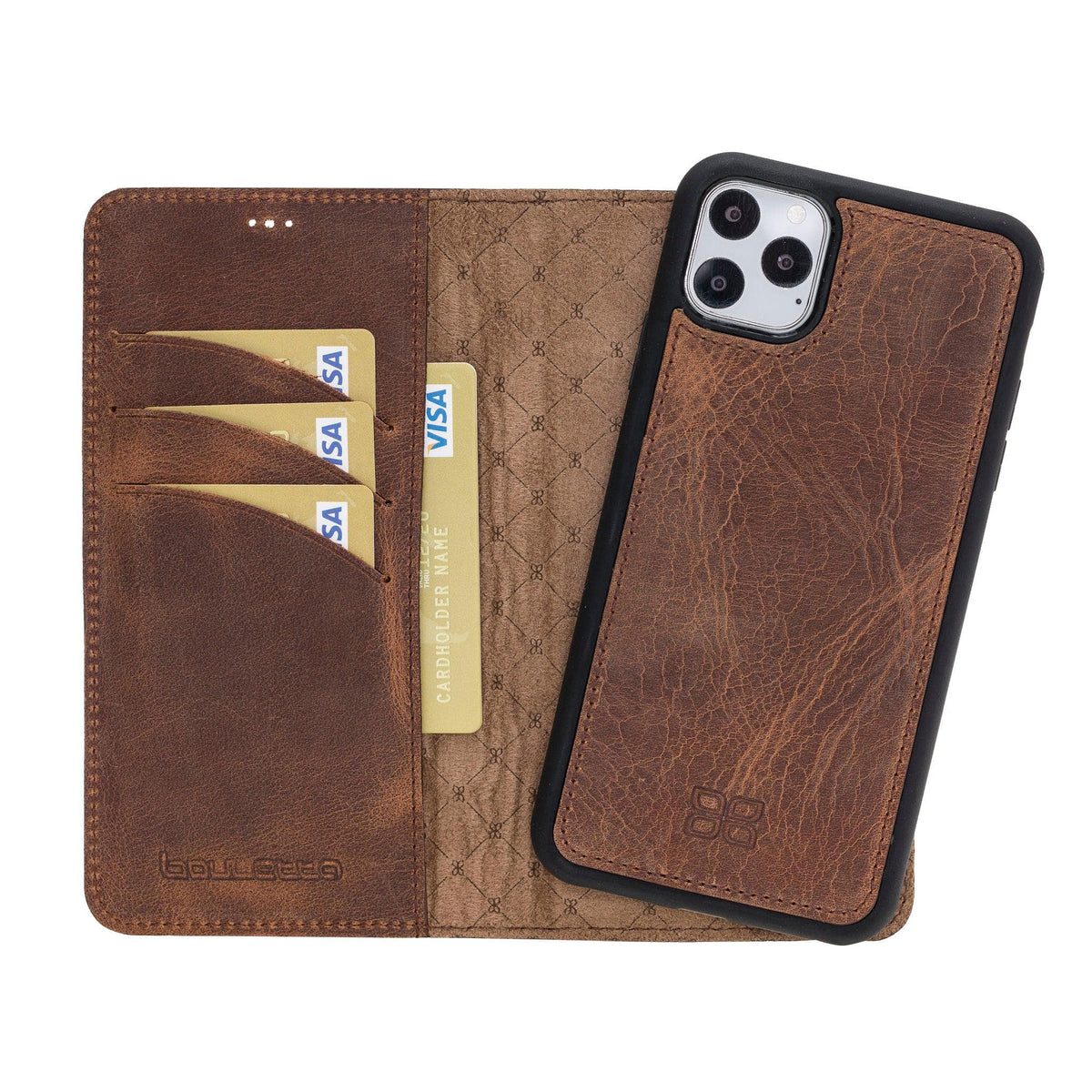Monaco iPhone 11 Series Leather Wallet Case