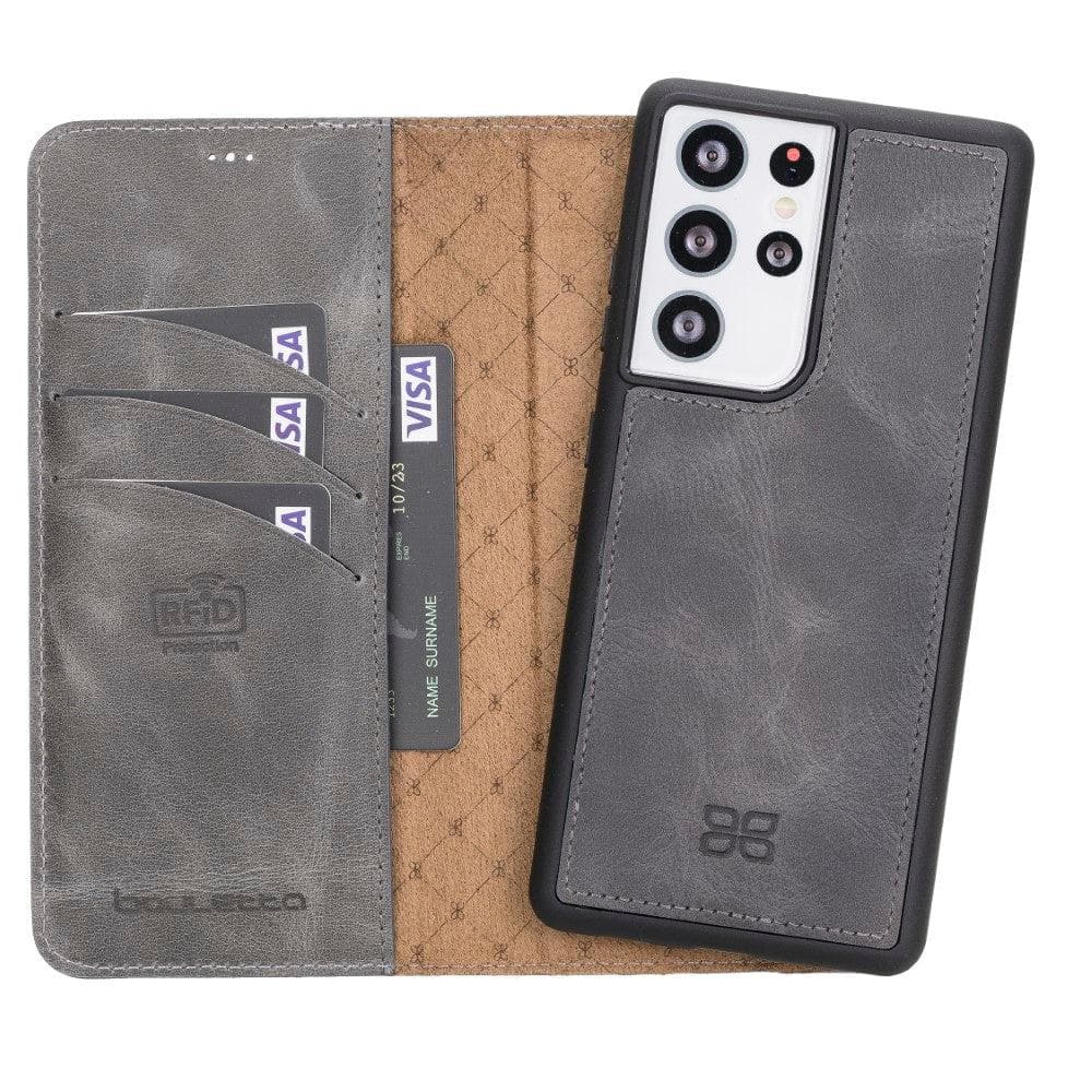 Monaco Samsung Galaxy S21 Series Leather Wallet Cases