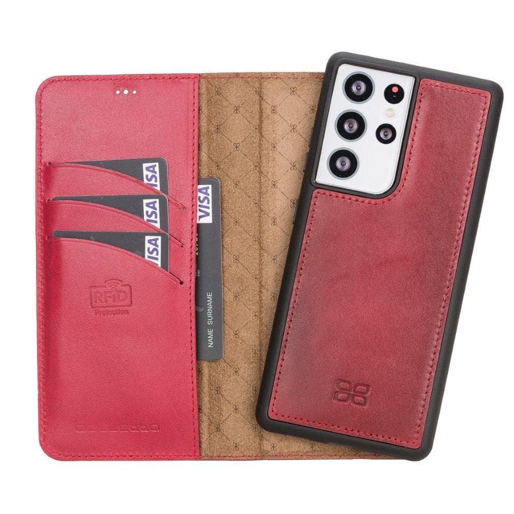 Monaco Samsung Galaxy S21 Series Leather Wallet Cases